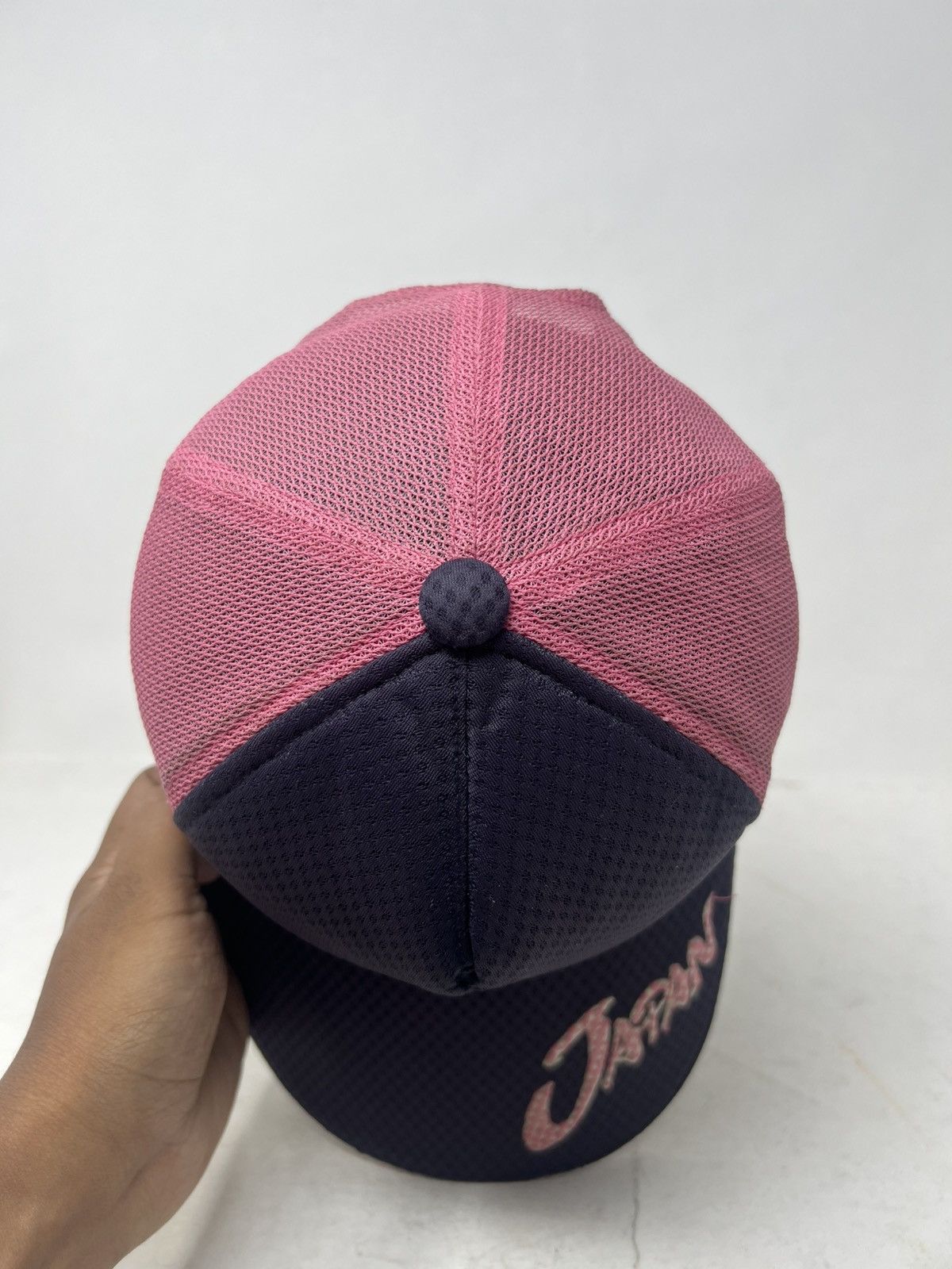 Japanese Brand Mizuno Pink Japan Trucker Hat Cap Size ONE SIZE - 5 Thumbnail