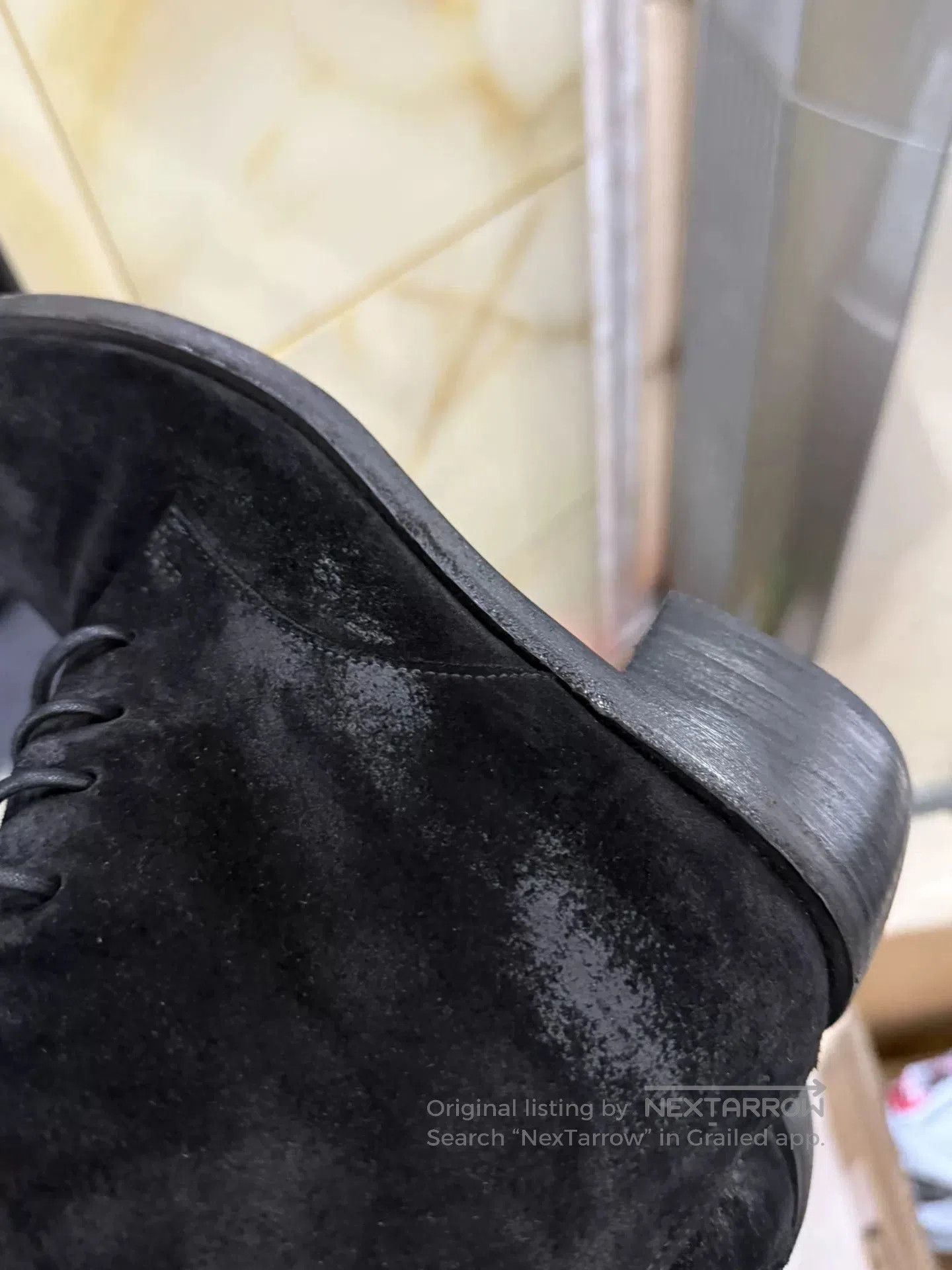 Marsell Marsell Suede Ankle Boots with Silver Accents. Size US 8 / IT 38 - 5 Thumbnail