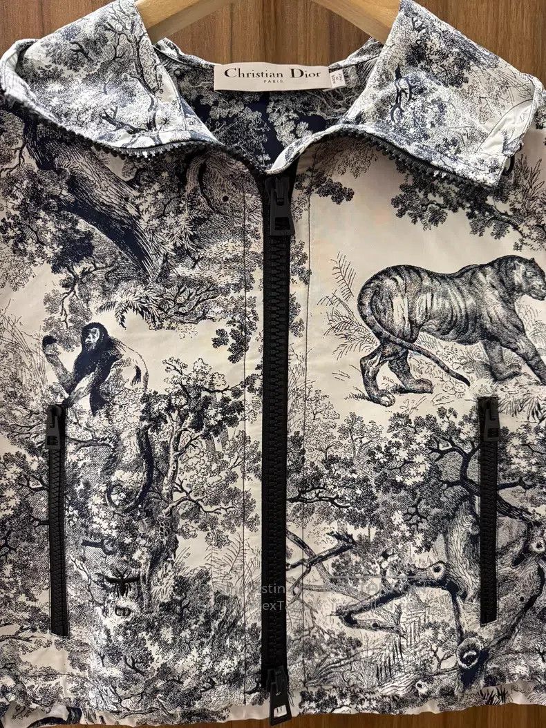 Dior Dior Animal print hooded vest Size XXS / US 00 / IT 34 - 3 Thumbnail
