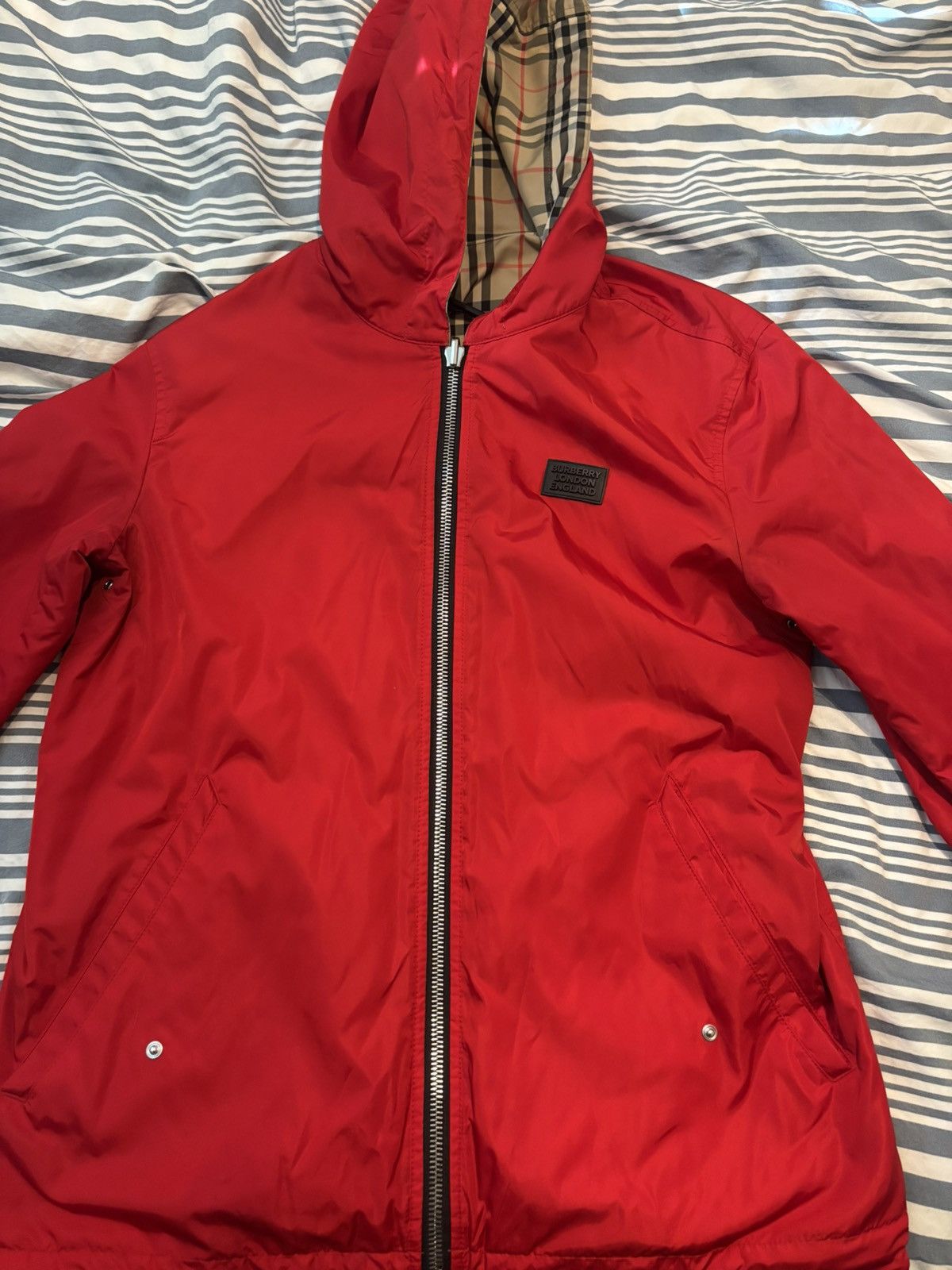 Burberry Burberry Reversible Hooded Check Jacket Size US S / EU 44-46 / 1 - 3 Thumbnail