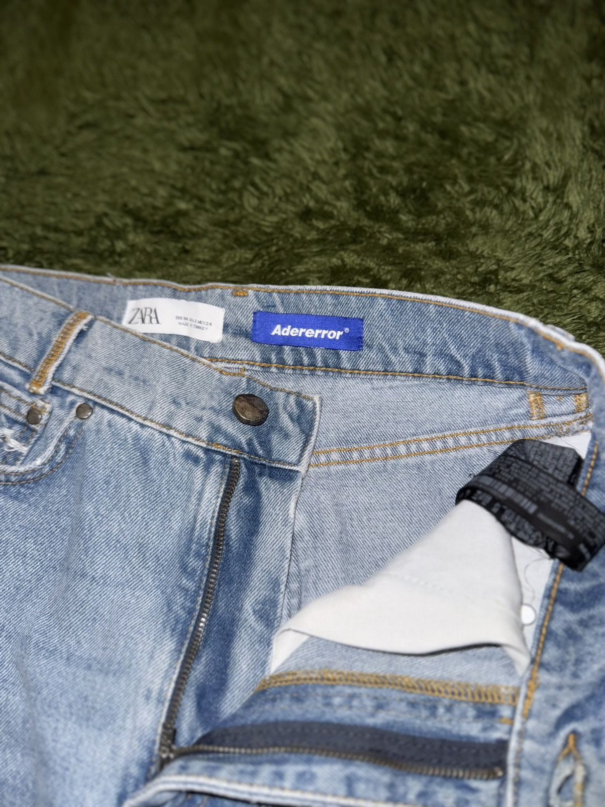 Ader Error × Zara [EU34] ZARA X ADER ERROR Patchwork Jeans Blue Indigo Size US 30 / EU 46 - 3 Thumbnail