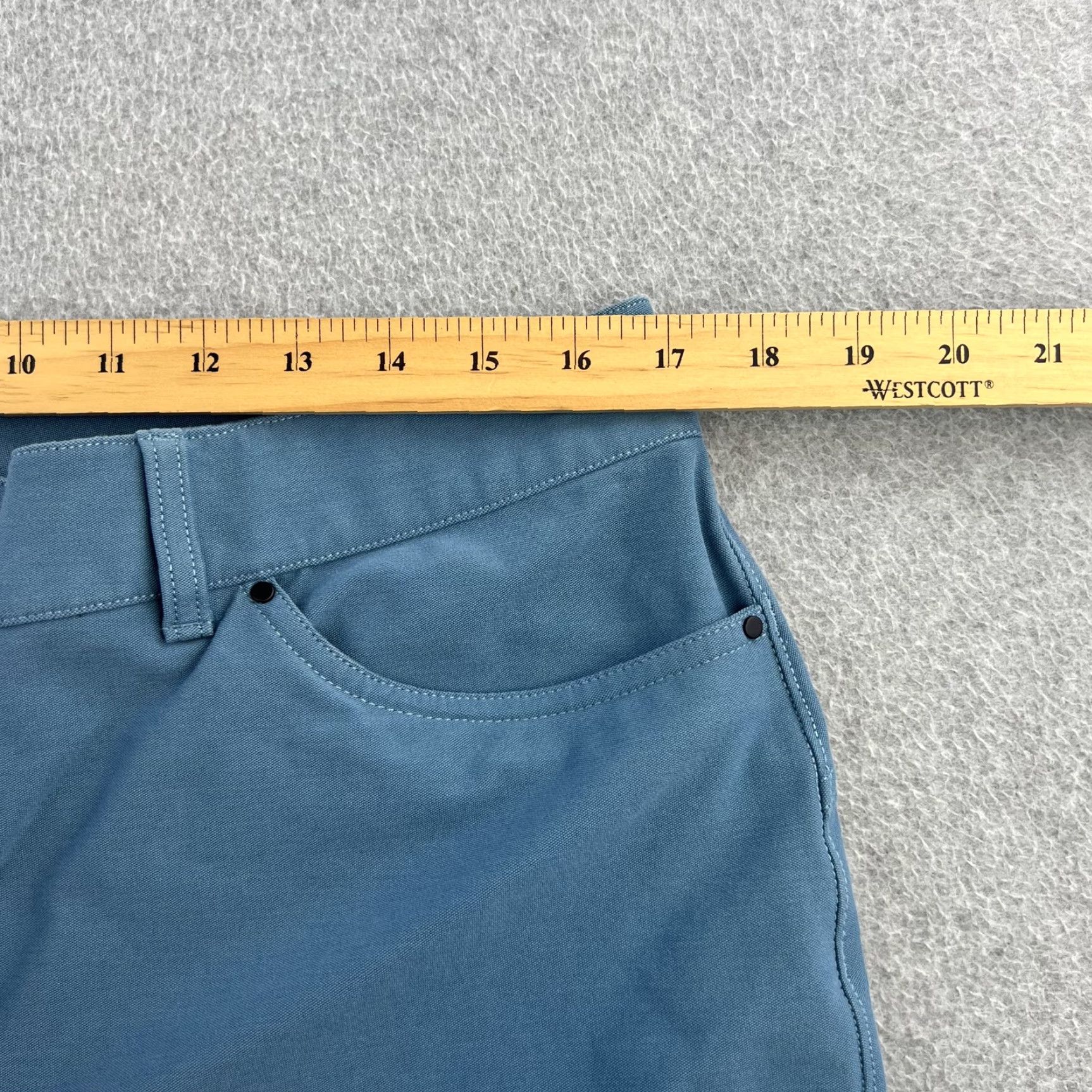 Lululemon Lululemon Pants Mens 32 Blue Classic Straight Leg Stretch Five Pocket Casual Shirt Pants? Size US 32 / EU 48 - 2 Thumbnail