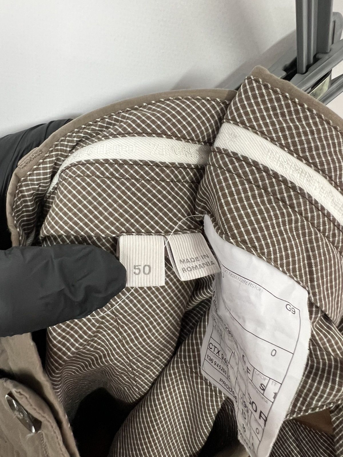 Ermenegildo Zegna LUXURY ERMENEGILDO ZEGNA Size 50R Brown Cotton Casual Pants Size US 34 / EU 50 - 7 Thumbnail