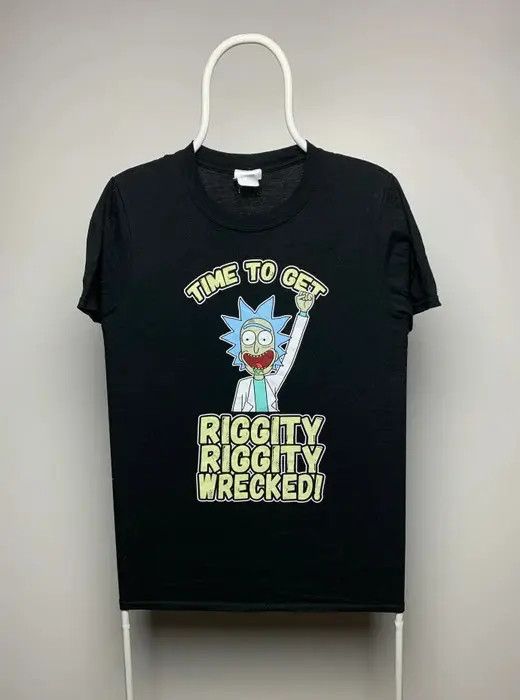 Anime Rick and morty T-shirt cartoon size S time to get black Size US S / EU 44-46 / 1 - 1 Thumbnail