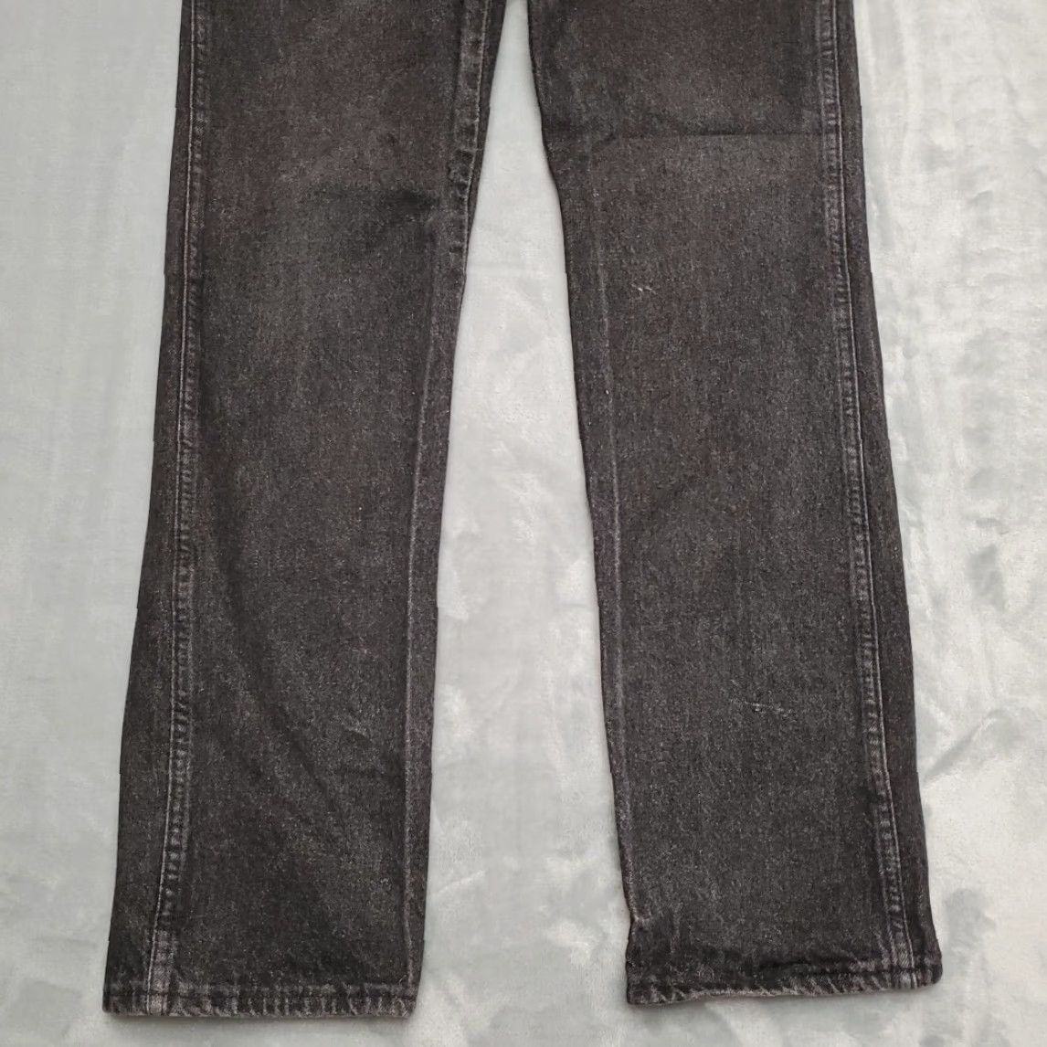 Denime VINTAGE Rustler Jeans Mens 34x34 Black Denim 100% Cotton 90s Y2K Casual Pants Shirt Mens Jeans Black Denim 90s Y2K Rustler Size US 34 / EU 50 - 2 Thumbnail