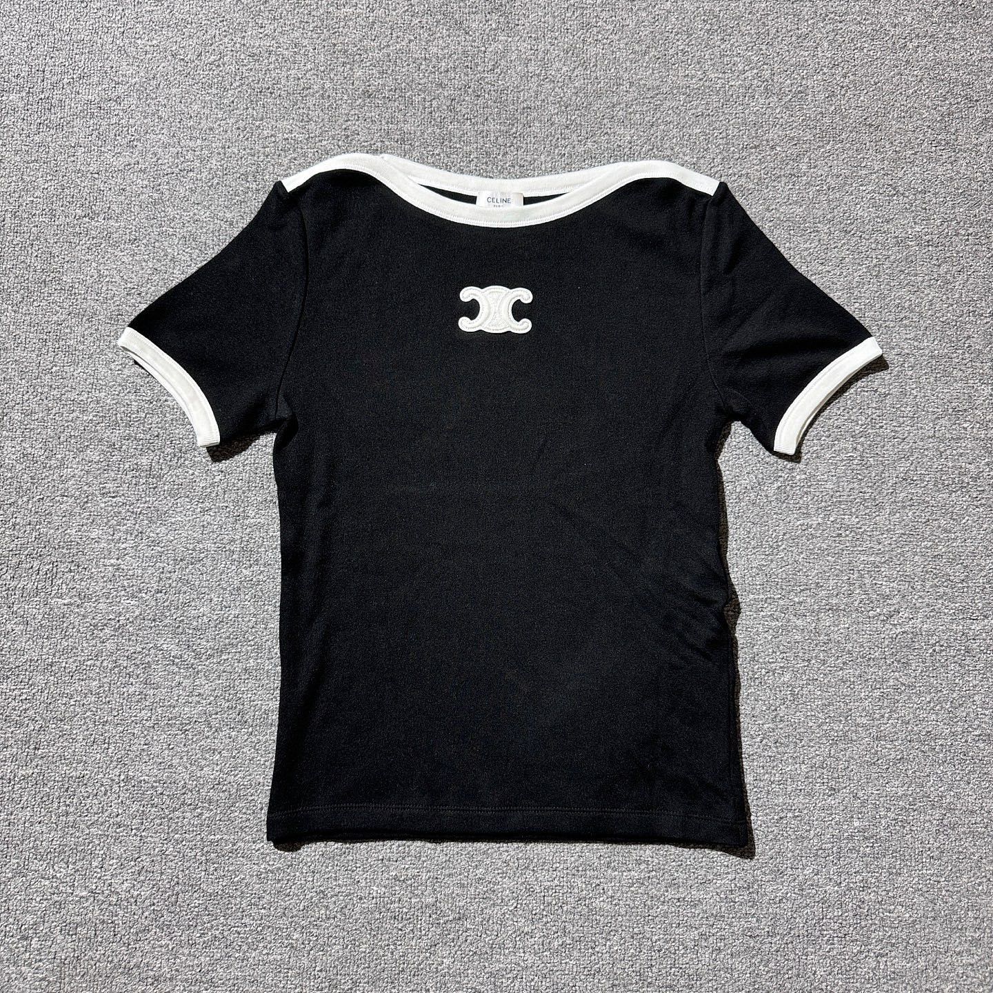 Celine Celine Triomphe Logo T-Shirt Size M Size M / US 6-8 / IT 42-44 - 1 Thumbnail