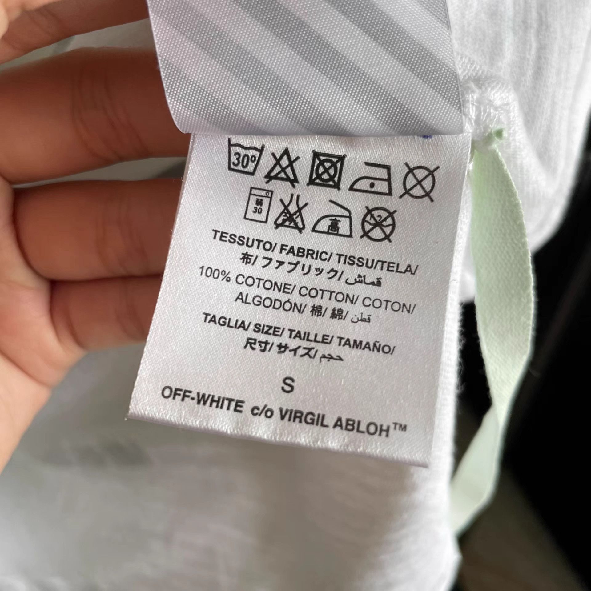 Off-White Off-White White Pink Religious Print T-shirt Size US S / EU 44-46 / 1 - 5 Thumbnail
