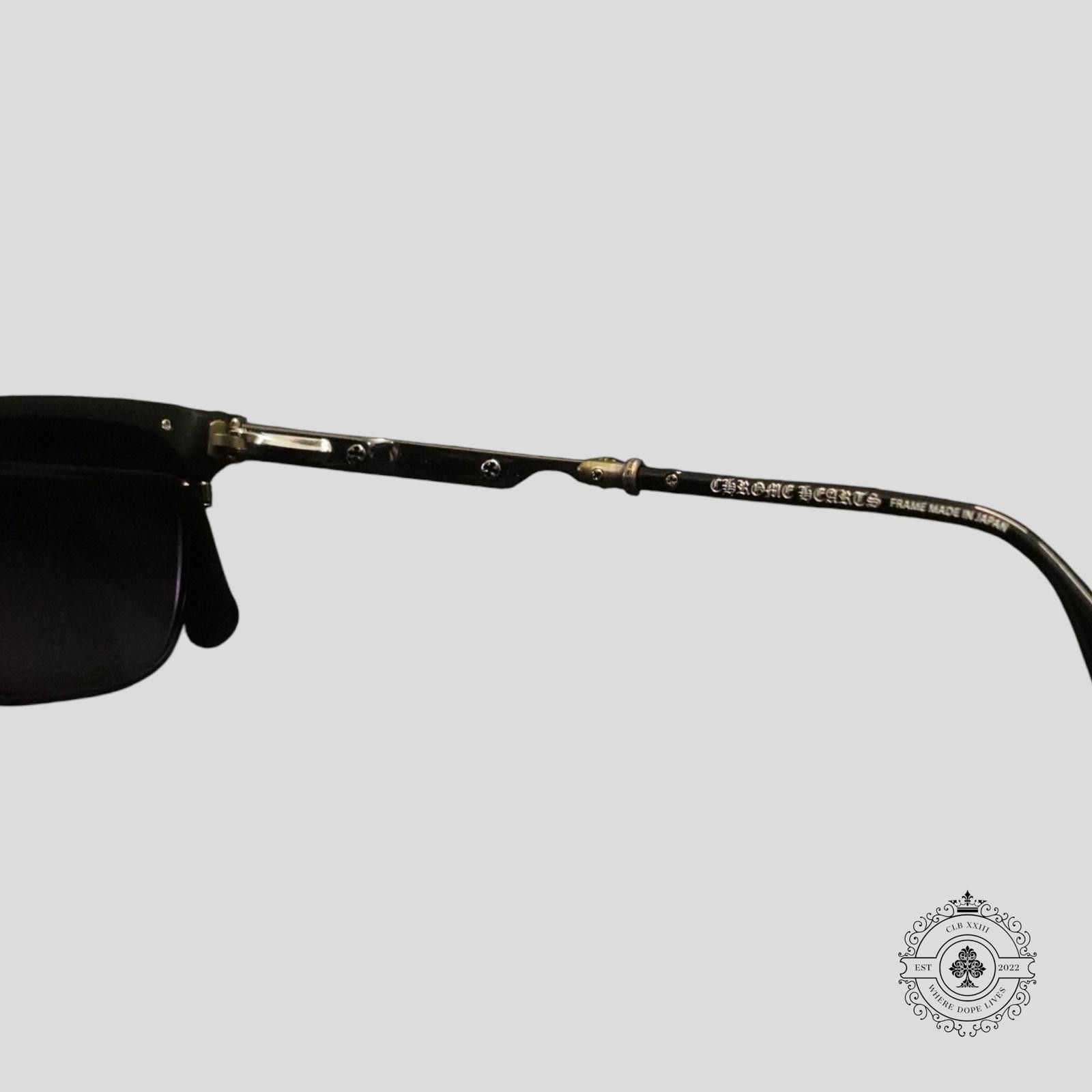 Chrome Hearts Chrome Hearts See U Next Tuesday Glasses in Black/Silver Size ONE SIZE - 5 Thumbnail