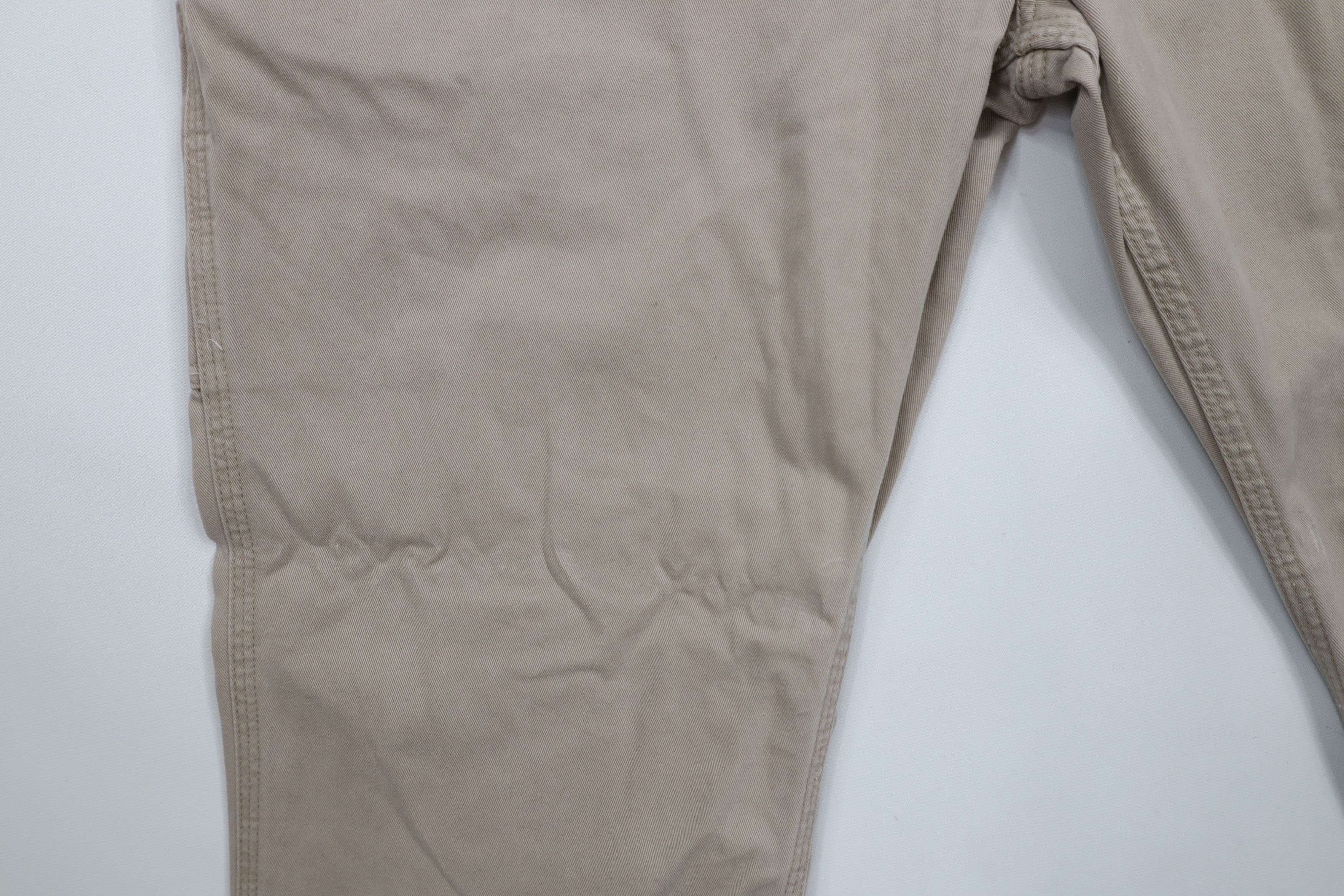 Carhartt × Vintage Vintage Carhartt Wide Leg Dungaree Chino Pants Beige Cotton Size US 38 / EU 54 - 7 Thumbnail