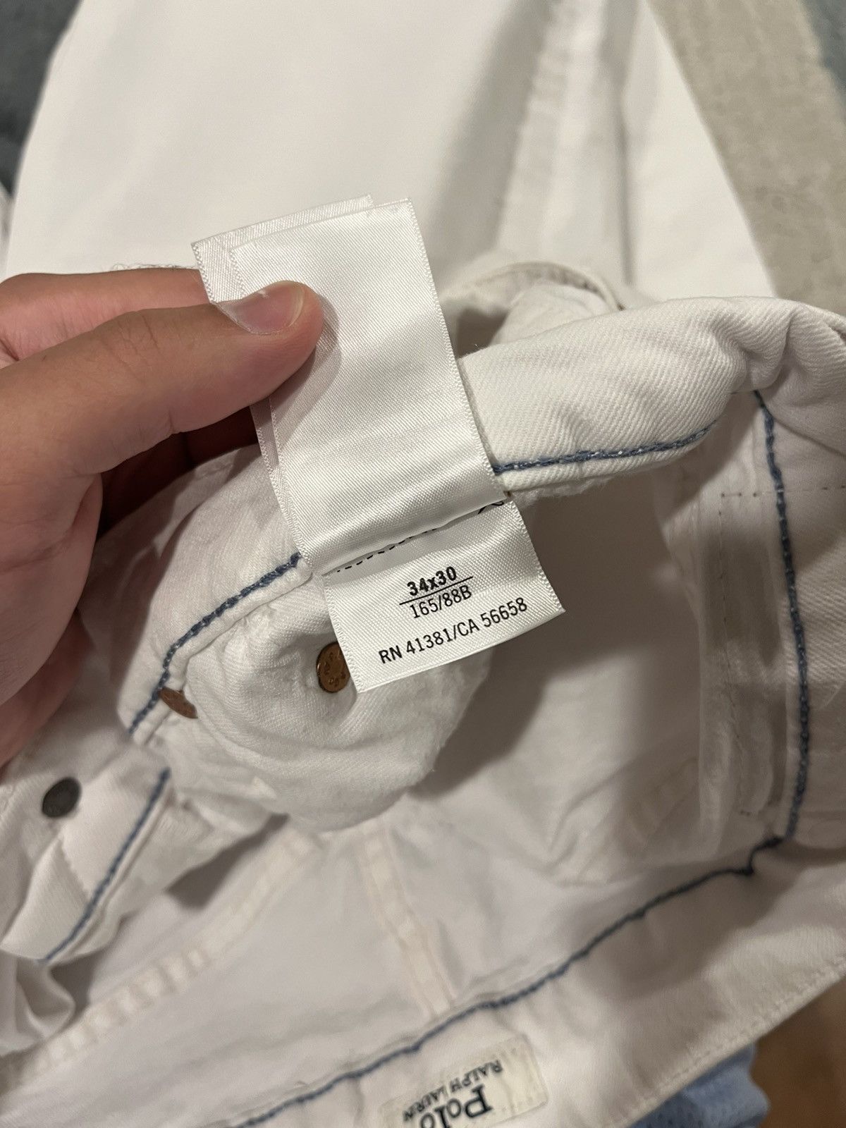 Polo Ralph Lauren White Polo Ralph Lauren Jean Size US 34 / EU 50 - 4 Thumbnail
