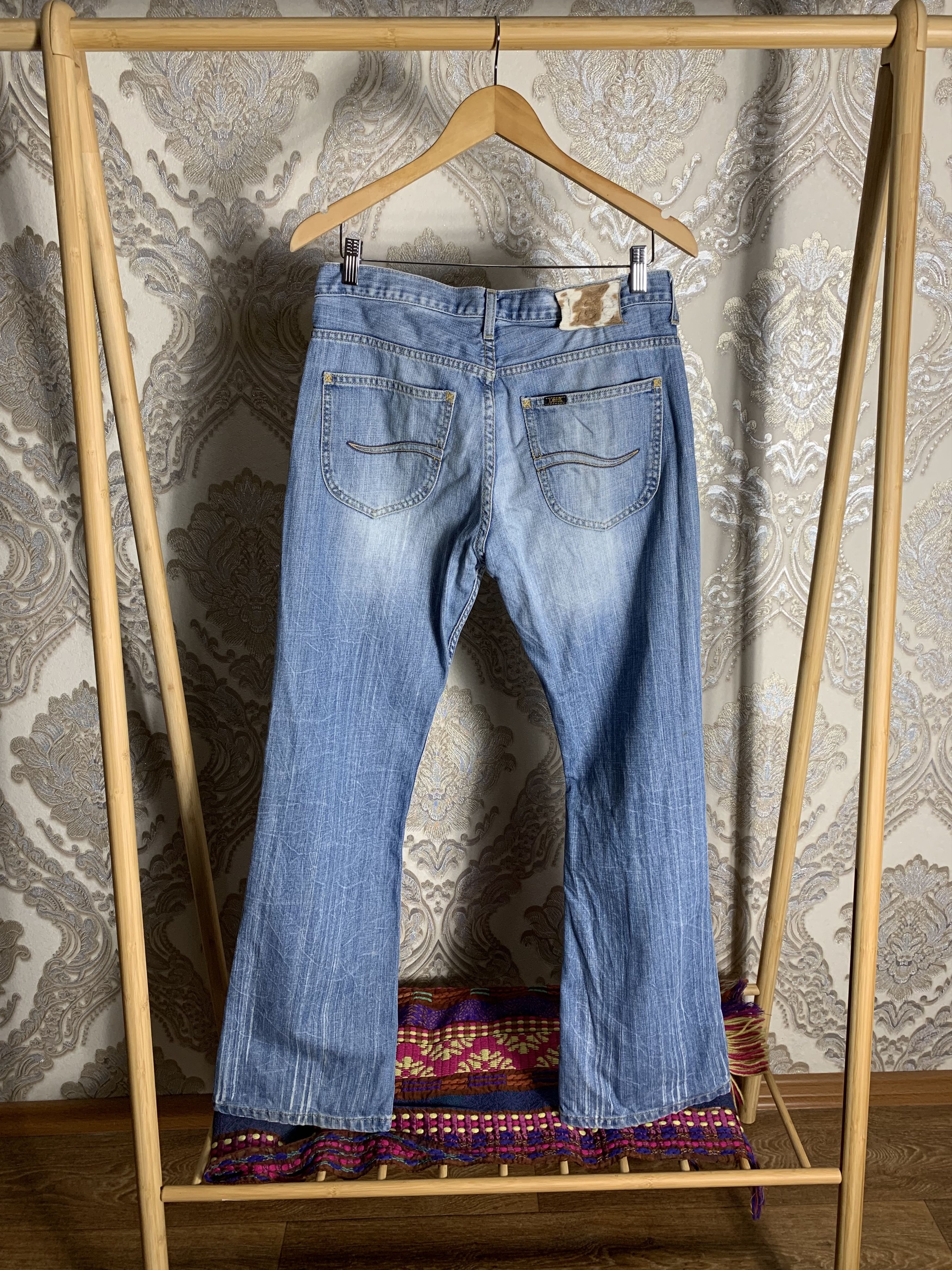 Lee VINTAGE LEE PREMIUM QUALITY DENIM BAGGY JEANS 90s Size US 32 / EU 48 - 9 Thumbnail
