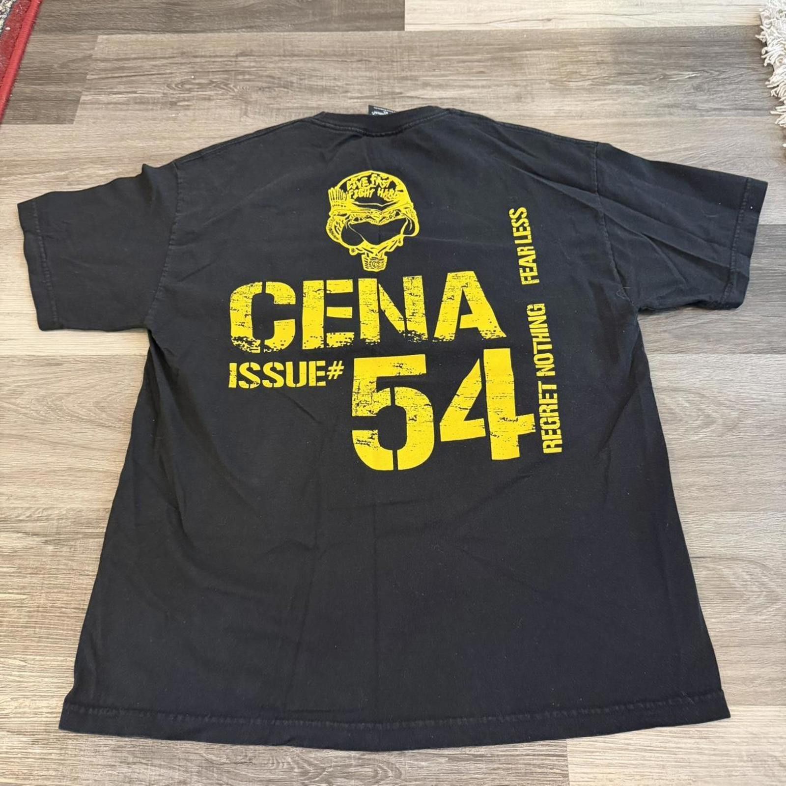 WWE Vintage John cena live fast die hard t shirt 00s XL Size US XL / EU 56 / 4 - 4 Thumbnail