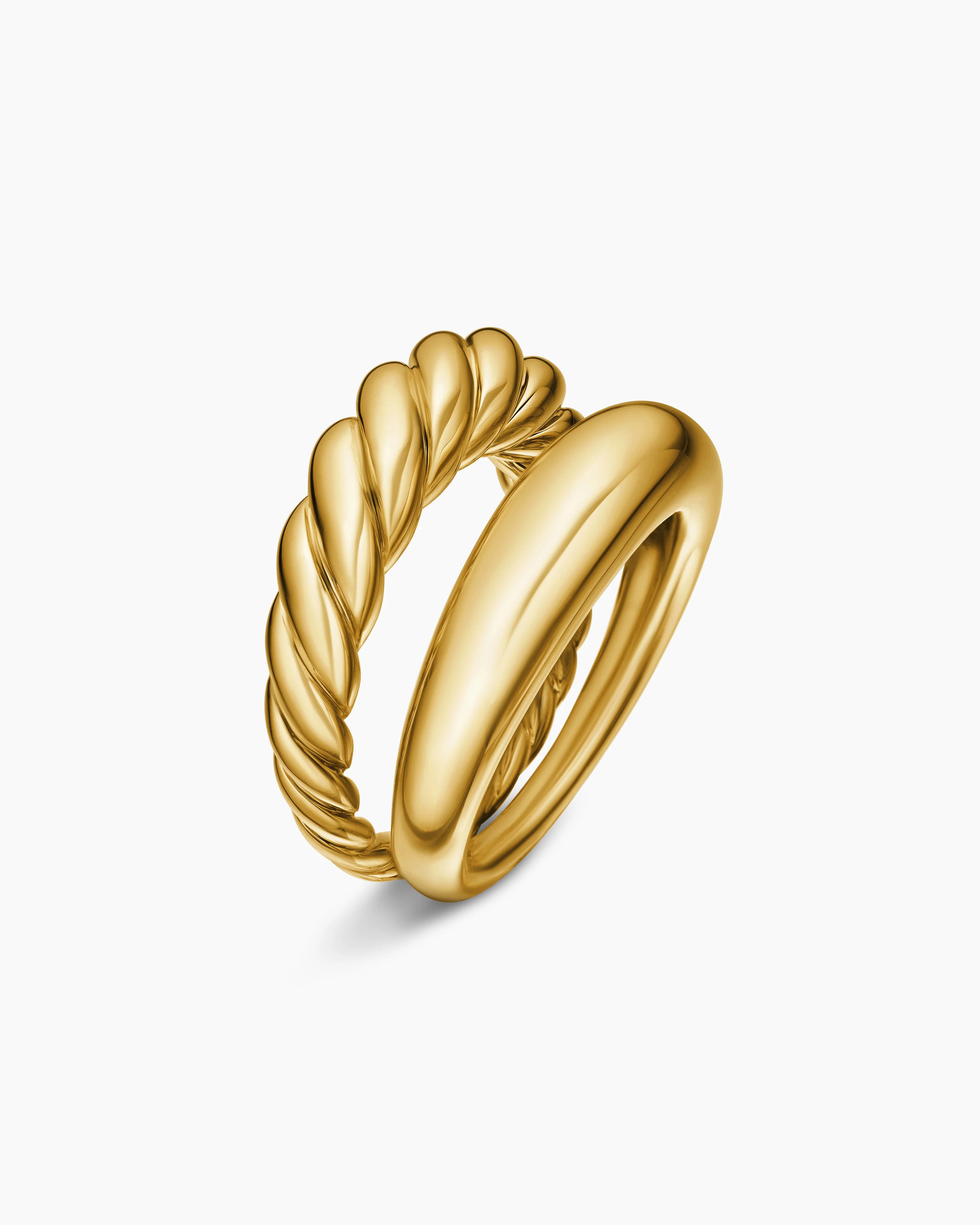 David Yurman oc11z0625 Size: 7 / Pure Form® Stack Rings in Gold Size ONE SIZE - 3 Thumbnail