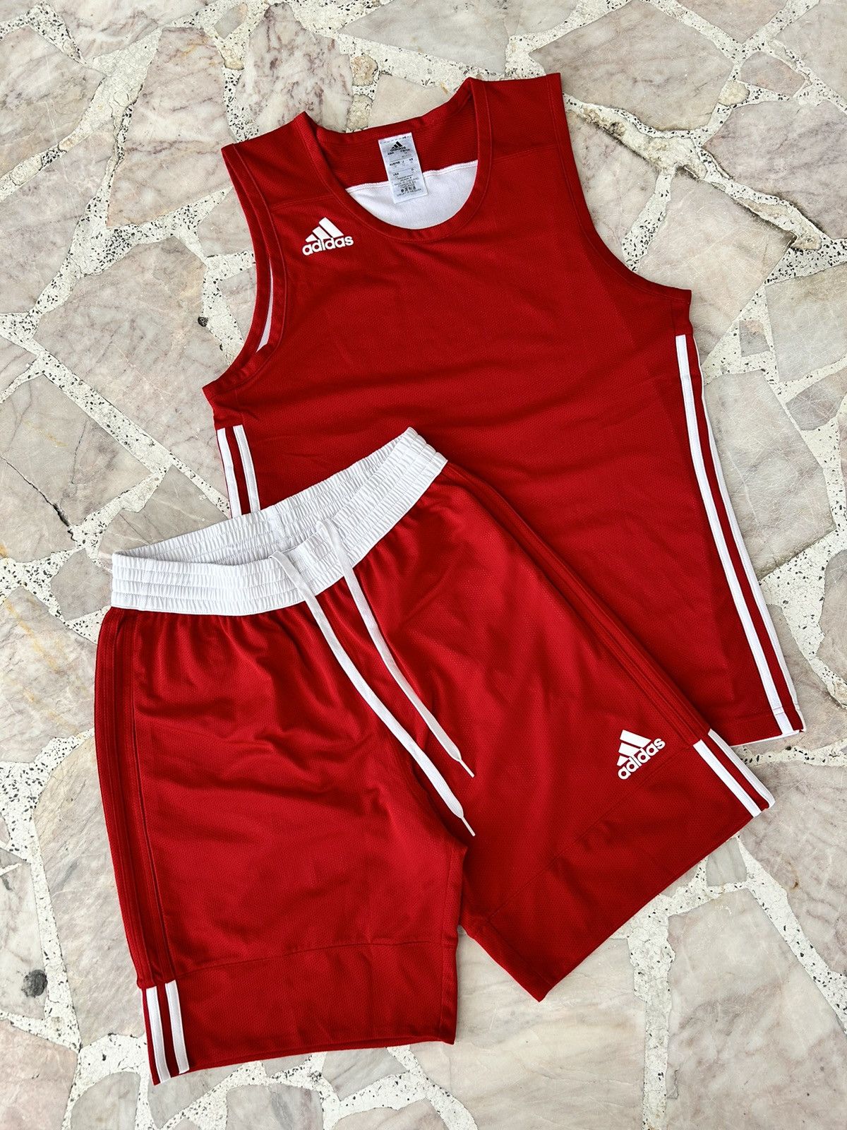 Adidas Adidas One Set Red Sleeveless Size US M / EU 48-50 / 2 - 1 Thumbnail