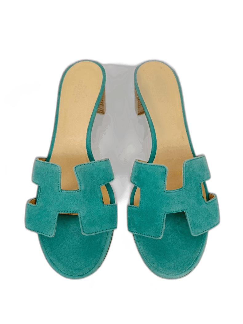 Hermes Hermes Chunky Heel Sandals Size 39 Size US 8 / IT 38 - 1 Thumbnail