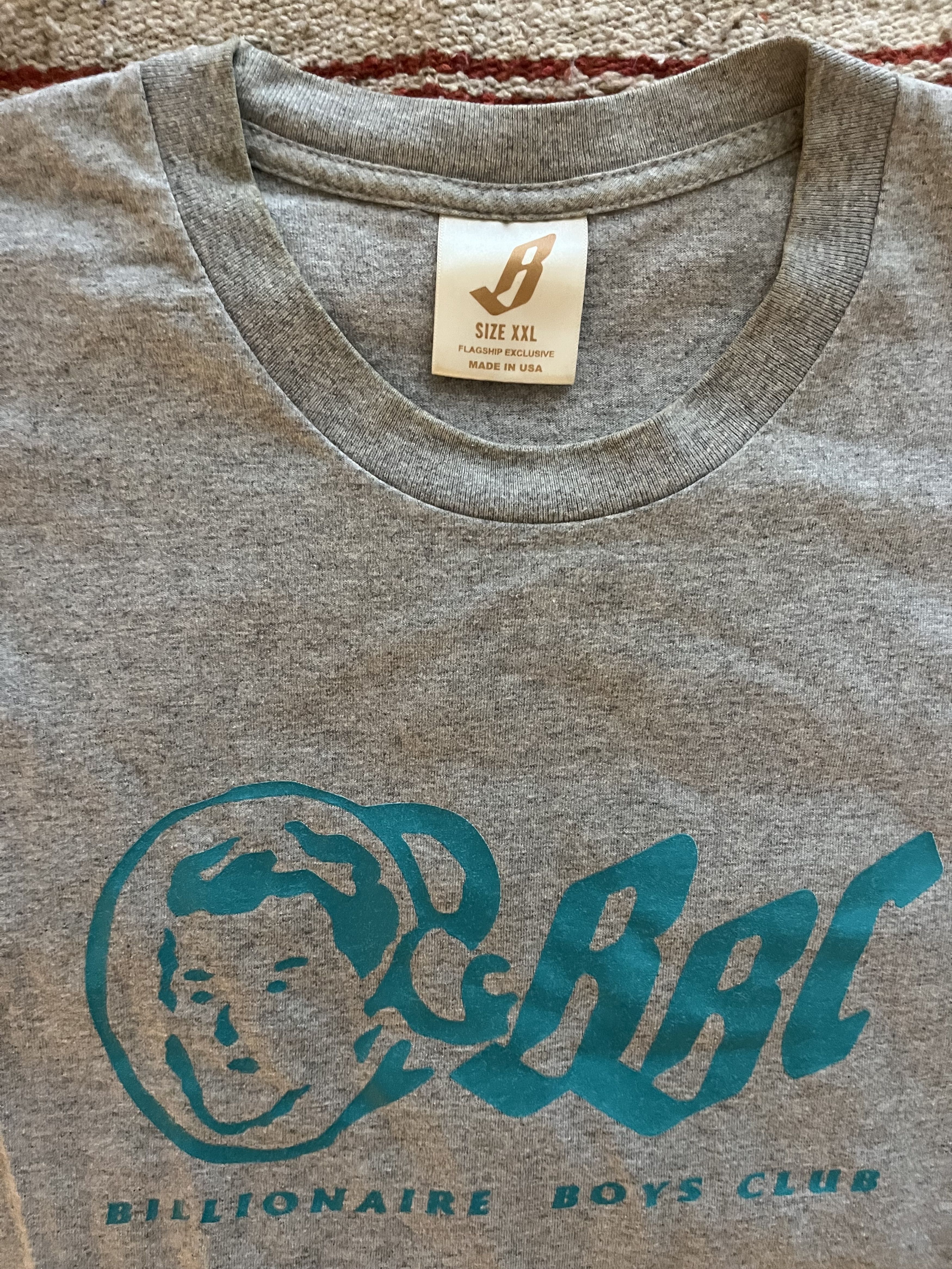 Billionaire Boys Club Billionaire Boys Club Grey Logo Tee (XXL) Size US XXL / EU 58 / 5 - 2 Thumbnail