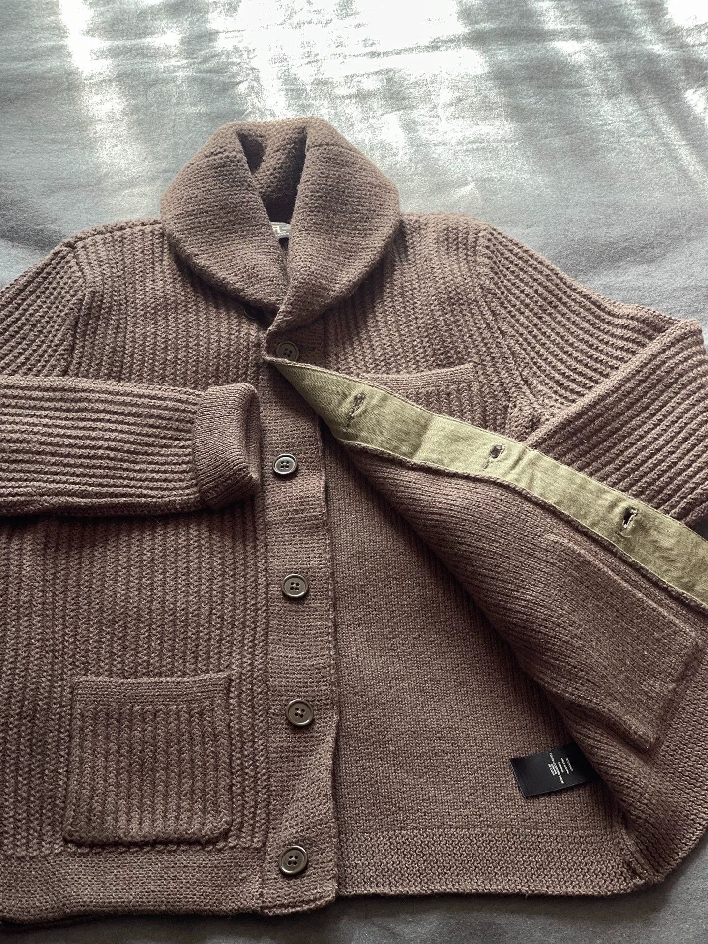 RRL Ralph Lauren RRL Discontinued Thick Wool Sweater Size US S / EU 44-46 / 1 - 1 Thumbnail