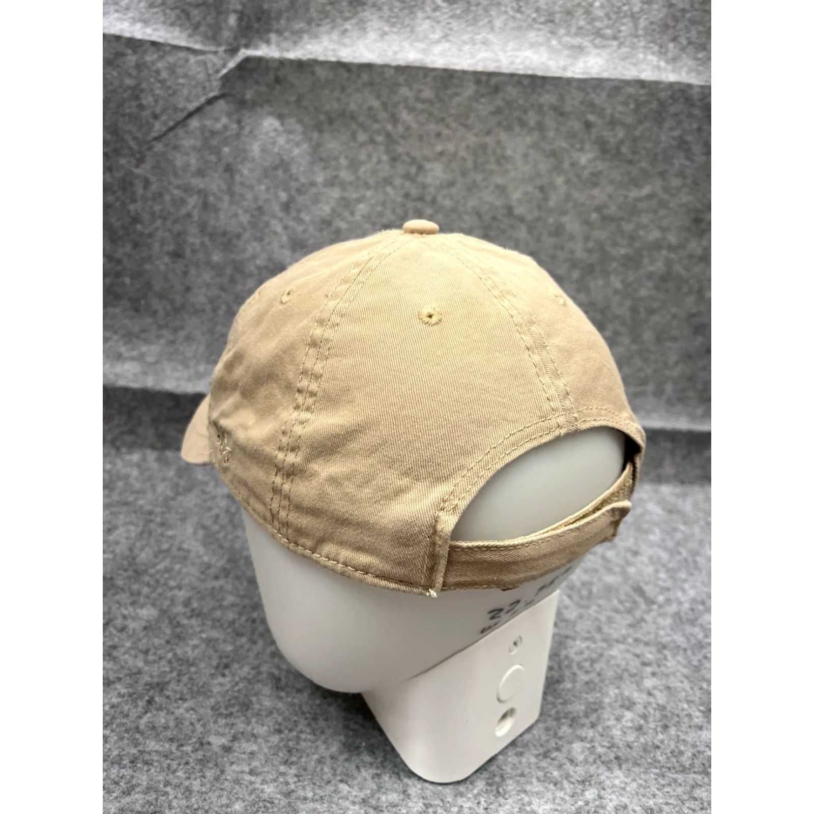Vintage Essencial Hat Cap Strap Back Adult One Size Beige 100% Cotton Beach Hat/Cap Casual Beach Size ONE SIZE - 7 Thumbnail