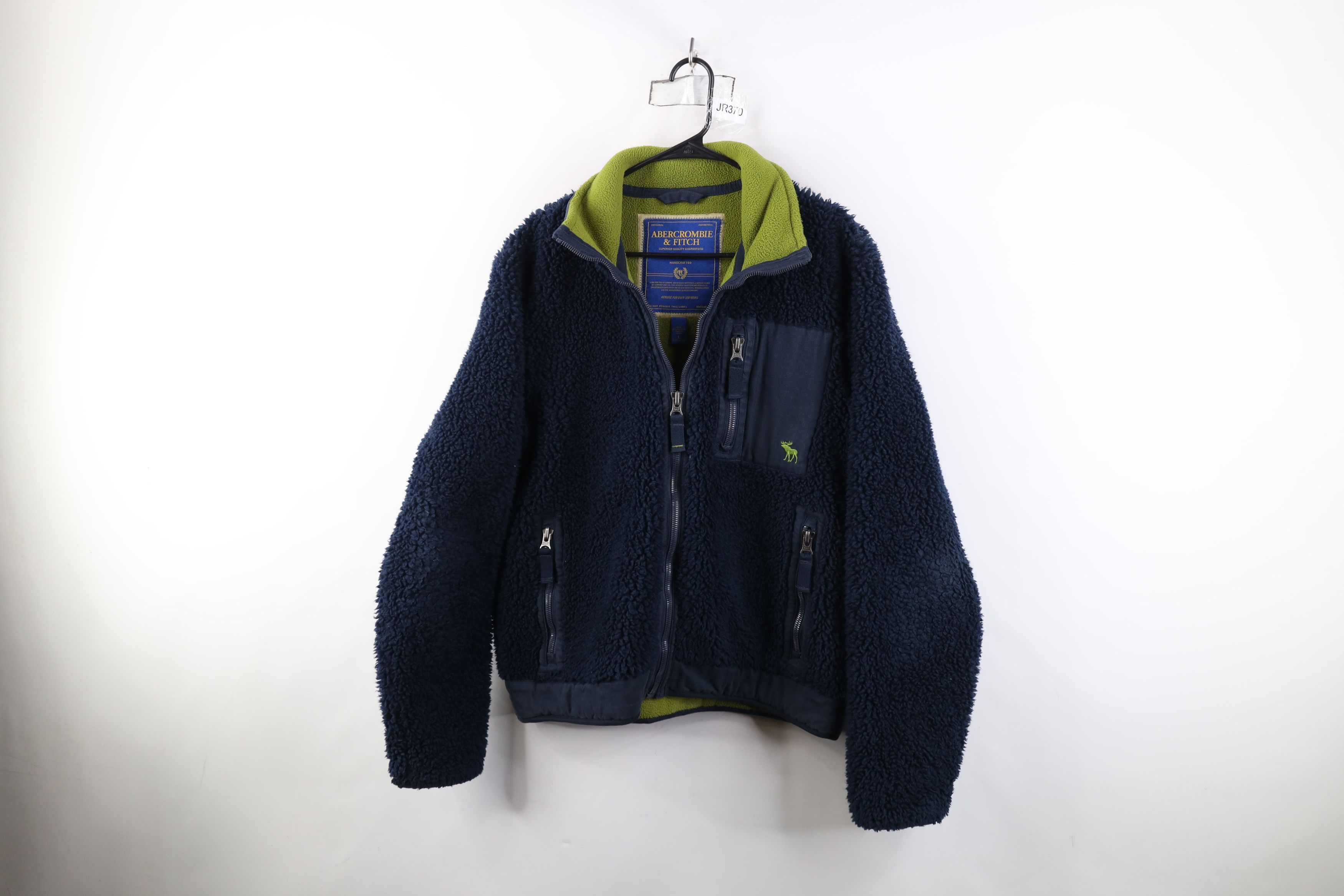 Abercrombie & Fitch Vtg 90s Y2K Abercrombie & Fitch Pile Fleece Full Zip Jacket Size US L / EU 52-54 / 3 - 1 Thumbnail