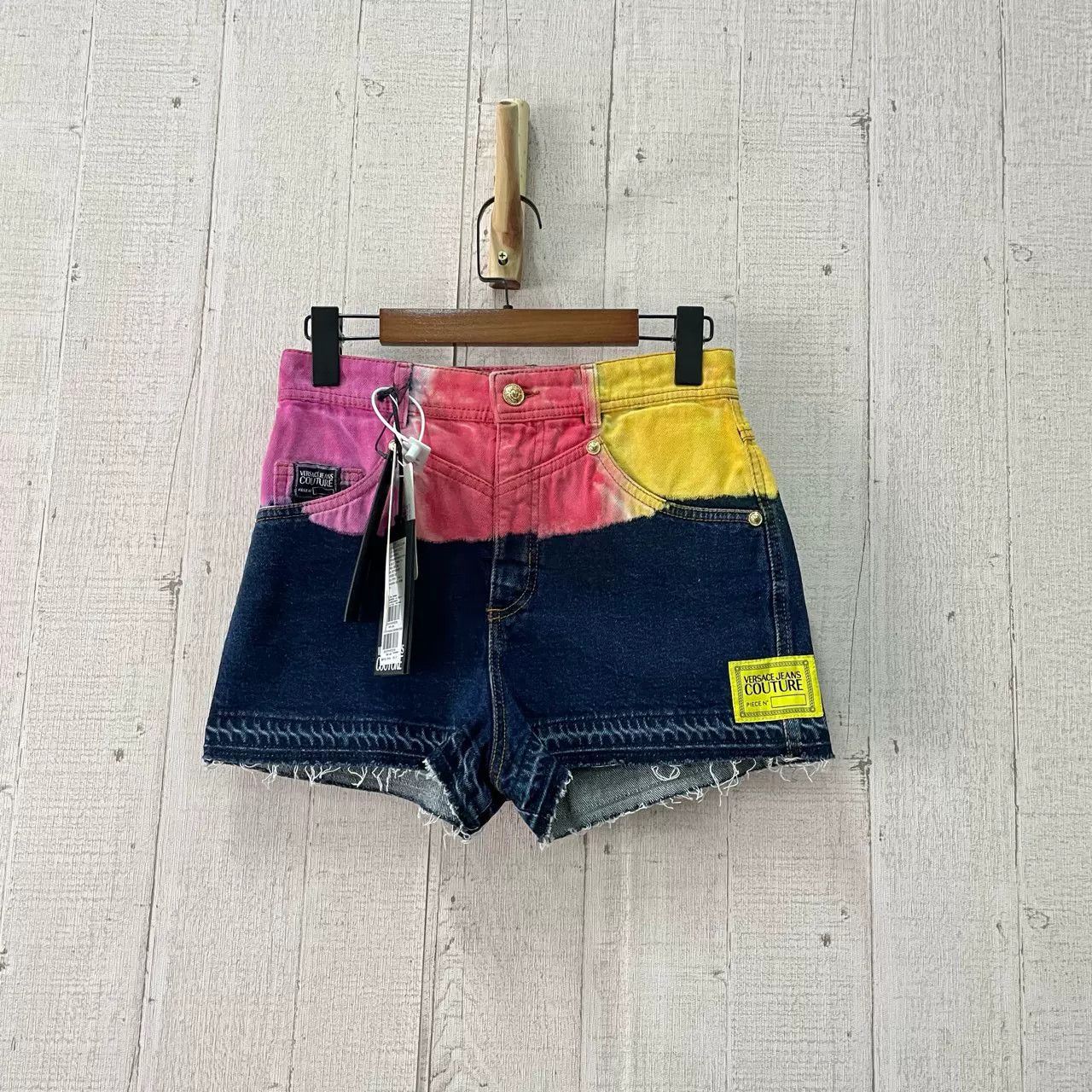 Versace Versace Tie-Dye Spliced Jeans Size 26" / US 2 / IT 38 - 1 Thumbnail