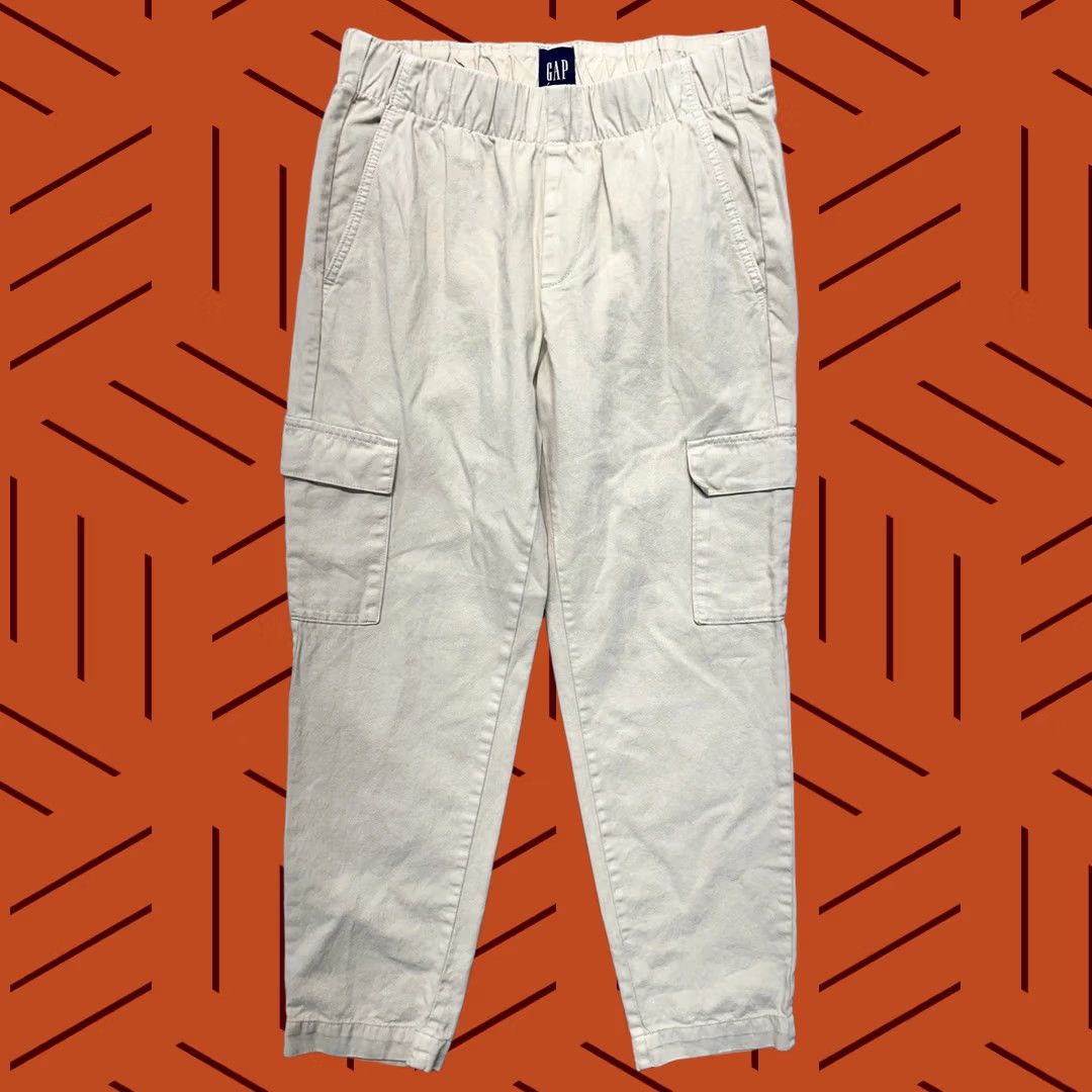 Gap GAP Pant Cargo Twill Tan Tapered Straight Women's Size Small Size 28" / US 6 / IT 42 - 1 Thumbnail