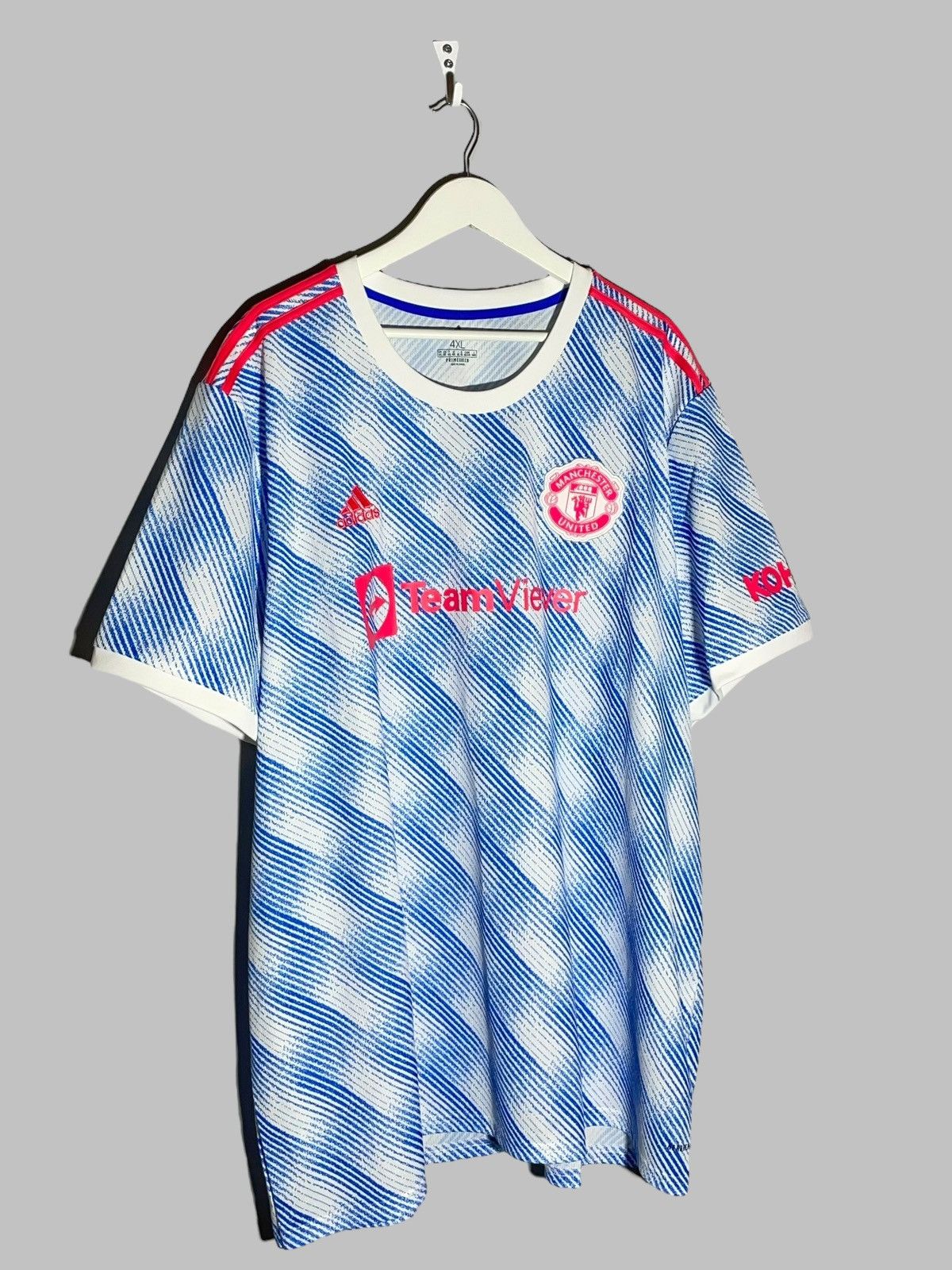 Adidas Manchester United Adidas 2021/22 Away Football Shirt Size US XXL / EU 58 / 5 - 2 Thumbnail