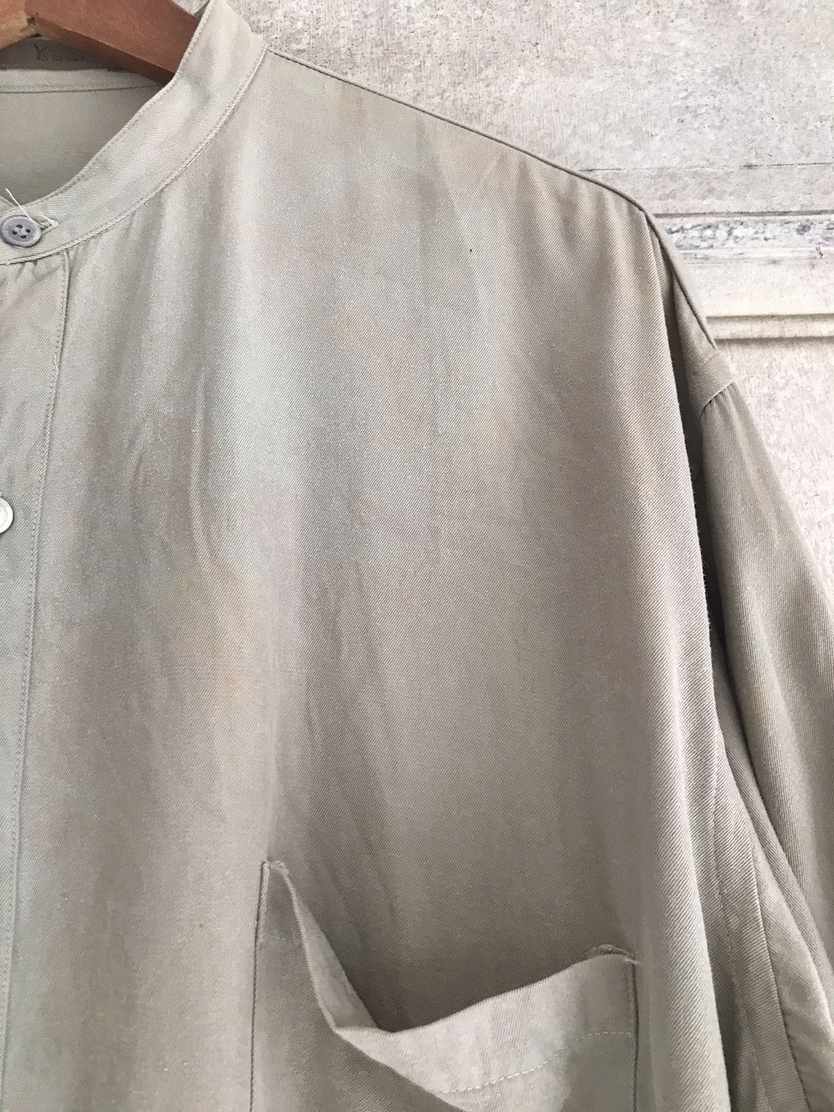 Yohji Yamamoto Rusty Y’s for men mandarin colar pullover button shirt Size US M / EU 48-50 / 2 - 5 Thumbnail