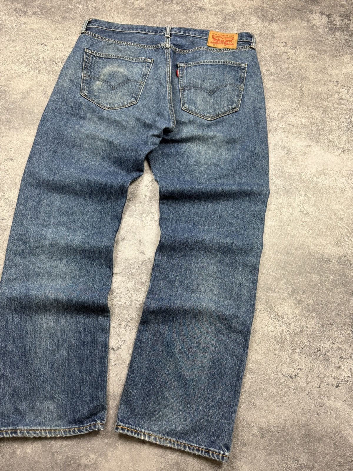 Levi's Vintage Levi’s 501 Flared Baggy Denim Jeans Blue Pants Size US 36 / EU 52 - 18 Thumbnail