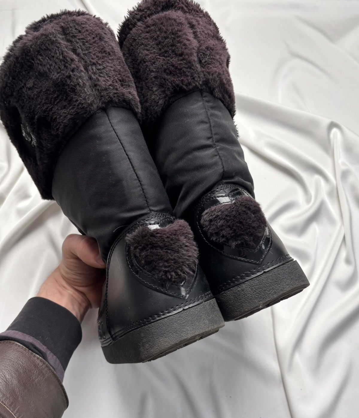 Love Moschino × Moschino Love Moschino black gothic moon boots Size US 8 / IT 38 - 7 Thumbnail