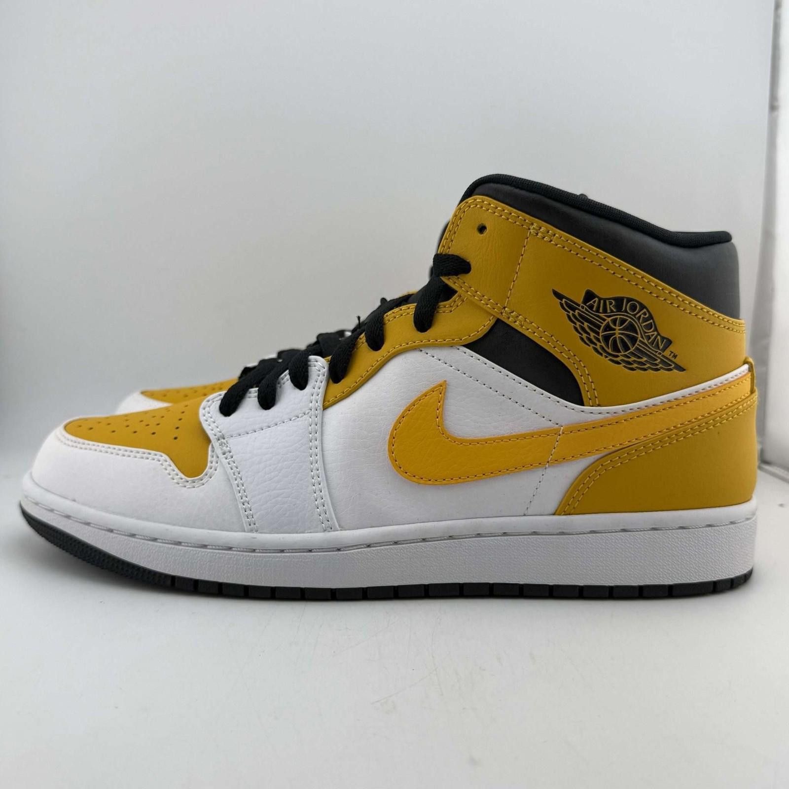 Nike Air Jordan 1 Mid University Gold 9.5 New with Box 554724-170 Size US 9.5 / EU 42-43 - 2 Thumbnail