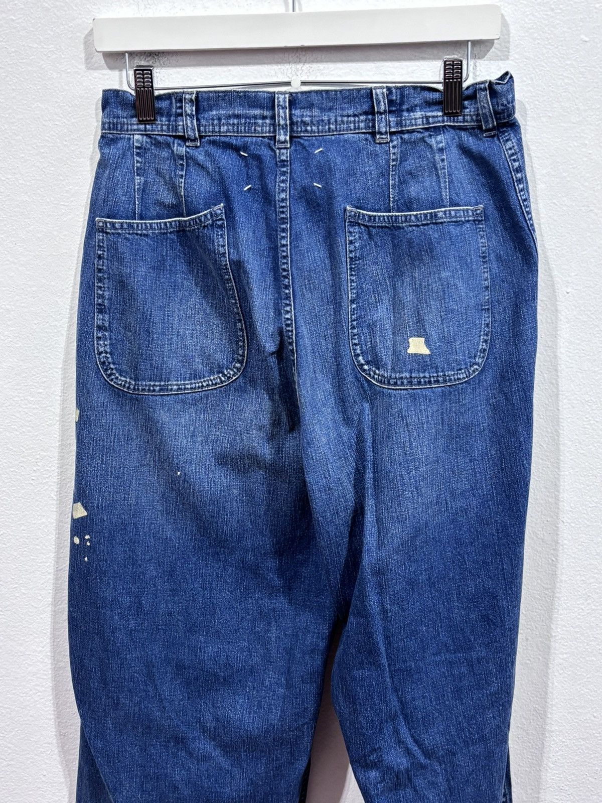 Maison Margiela Maison Margiela Paint Splatter Wide-Leg Jeans Size US 30 / EU 46 - 7 Thumbnail