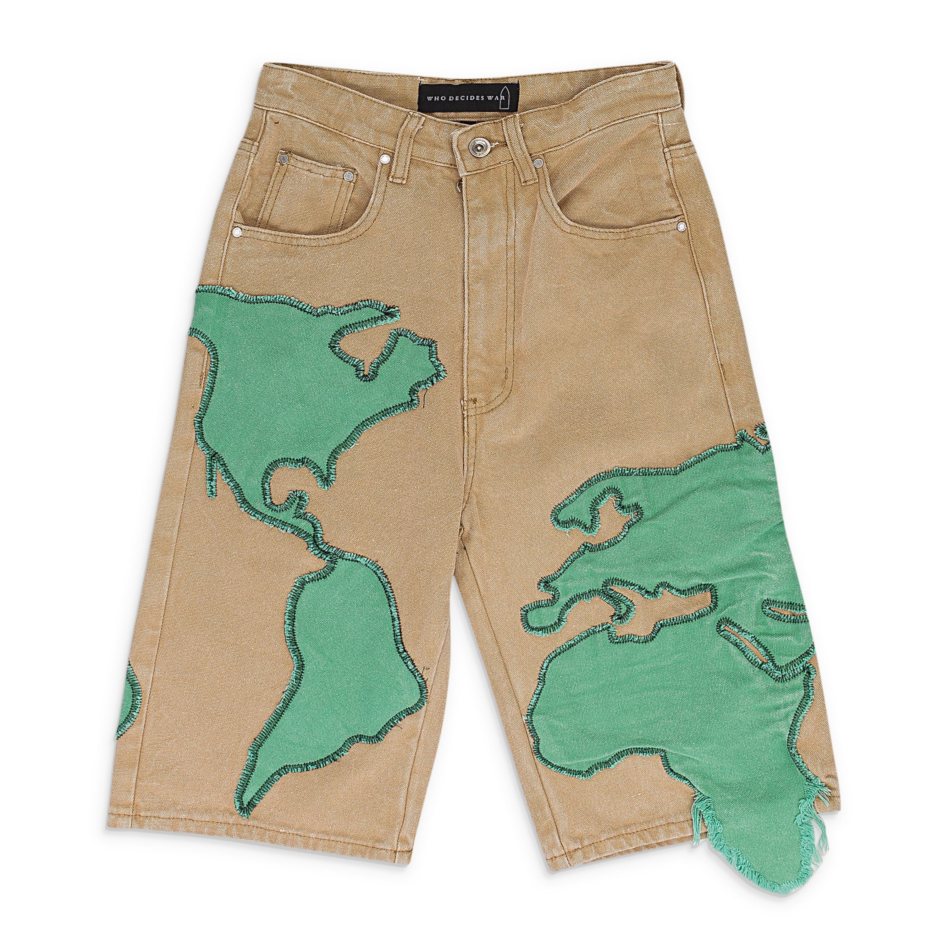 Who Decides War TAN PANGIA SHORTS SIZE 30