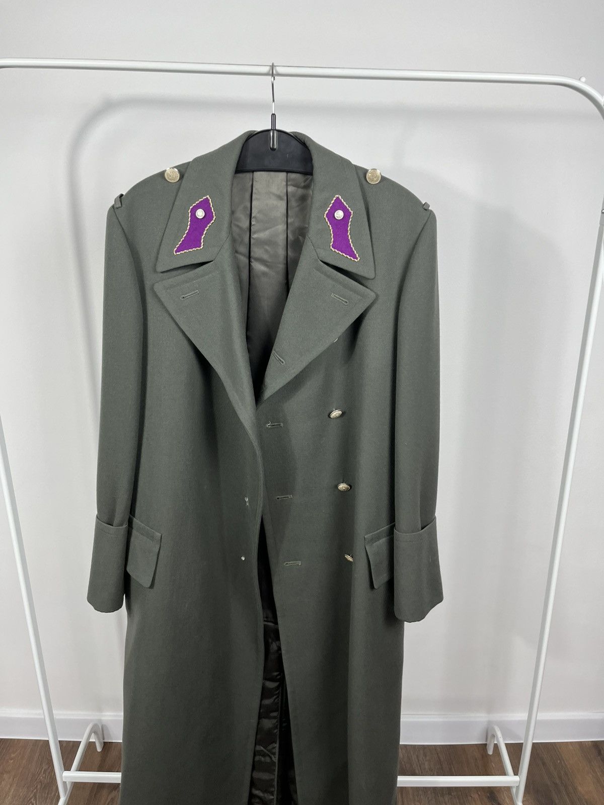 Other Vintage West Germany Bundeswehr Heavy Officer Military Coat Size US XXL / EU 58 / 5 - 2 Thumbnail