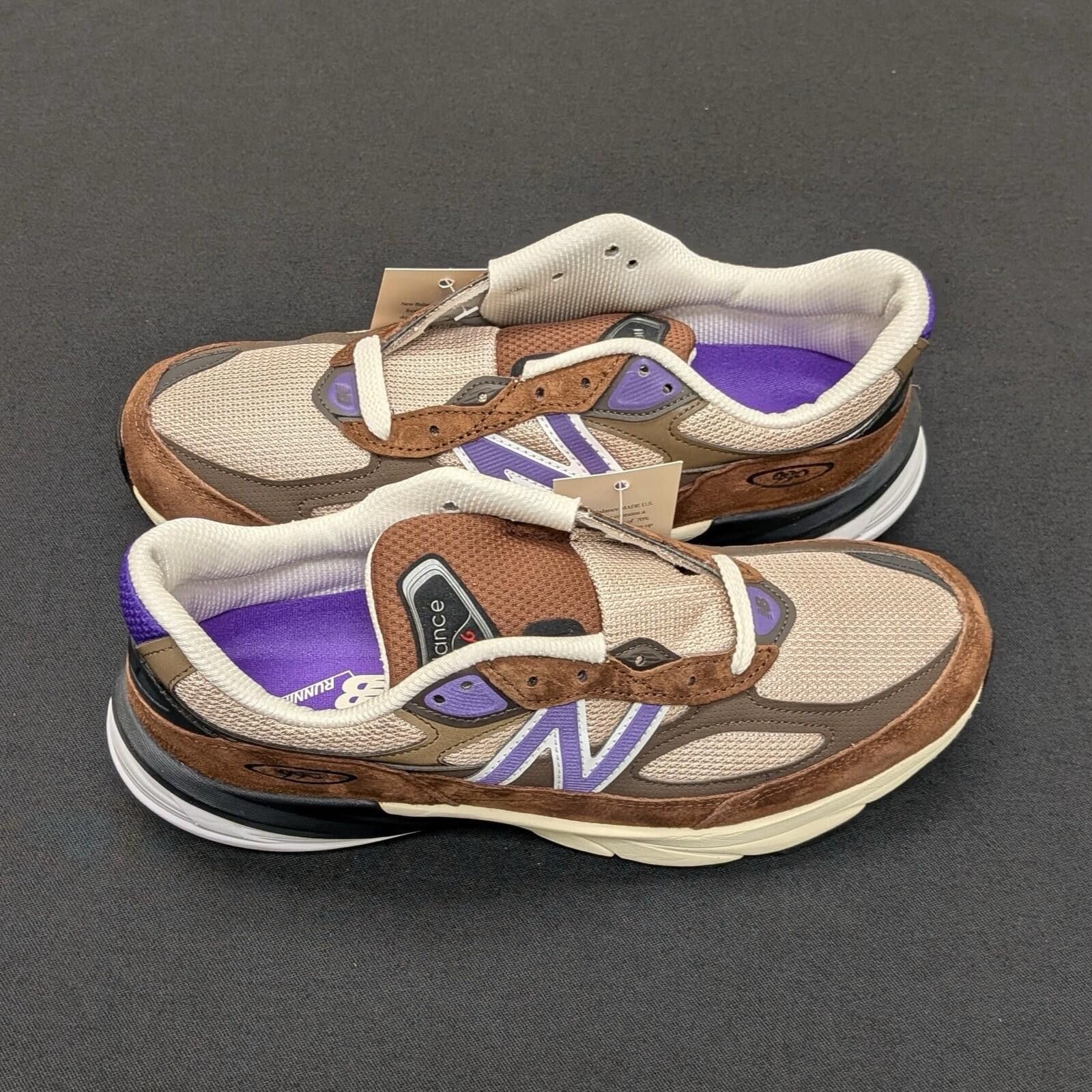 New Balance New Balance 990v6 Rich Oak Brown Purple Beige U9900P6 Size US 10.5 / EU 43-44 - 1 Thumbnail