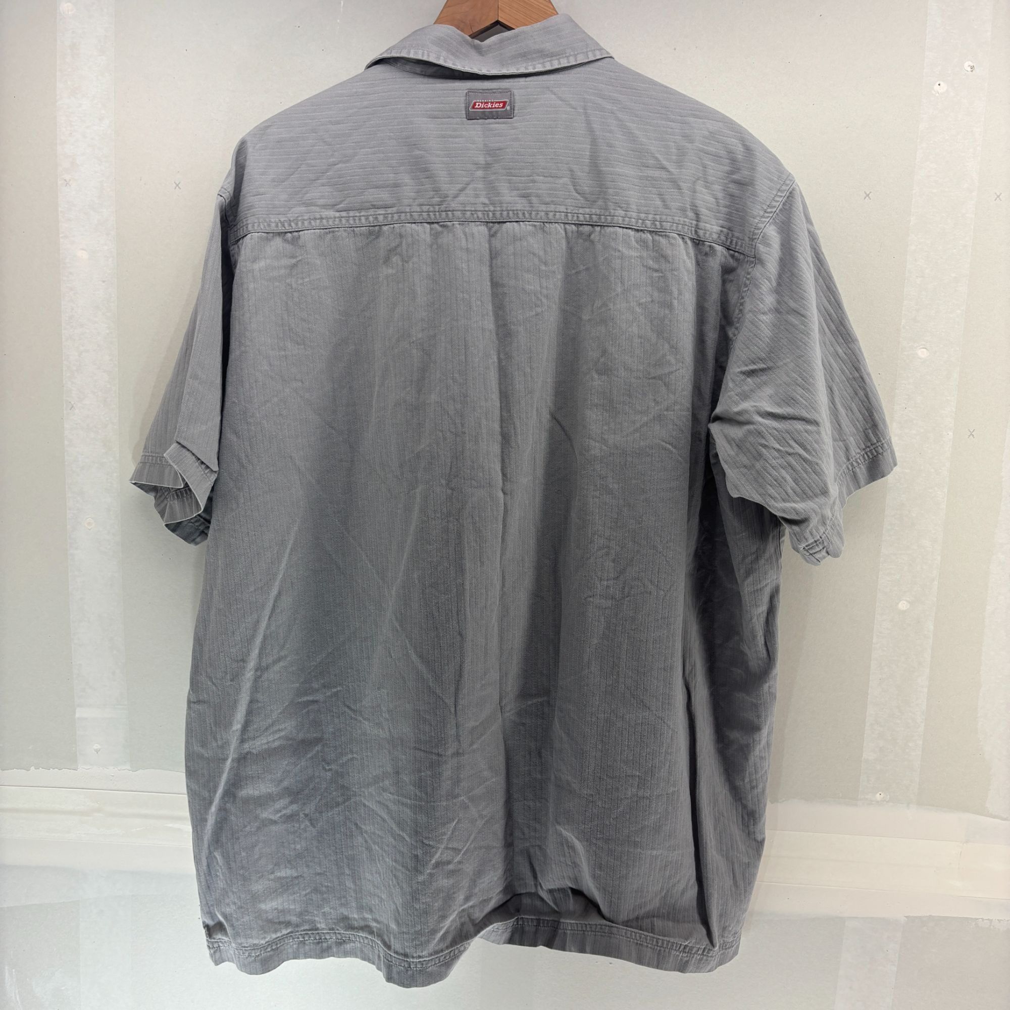 Dickies Genuine Dickies Mens Short Sleeve Button-Down Shirt 2XL Gray Size US XXL / EU 58 / 5 - 4 Thumbnail