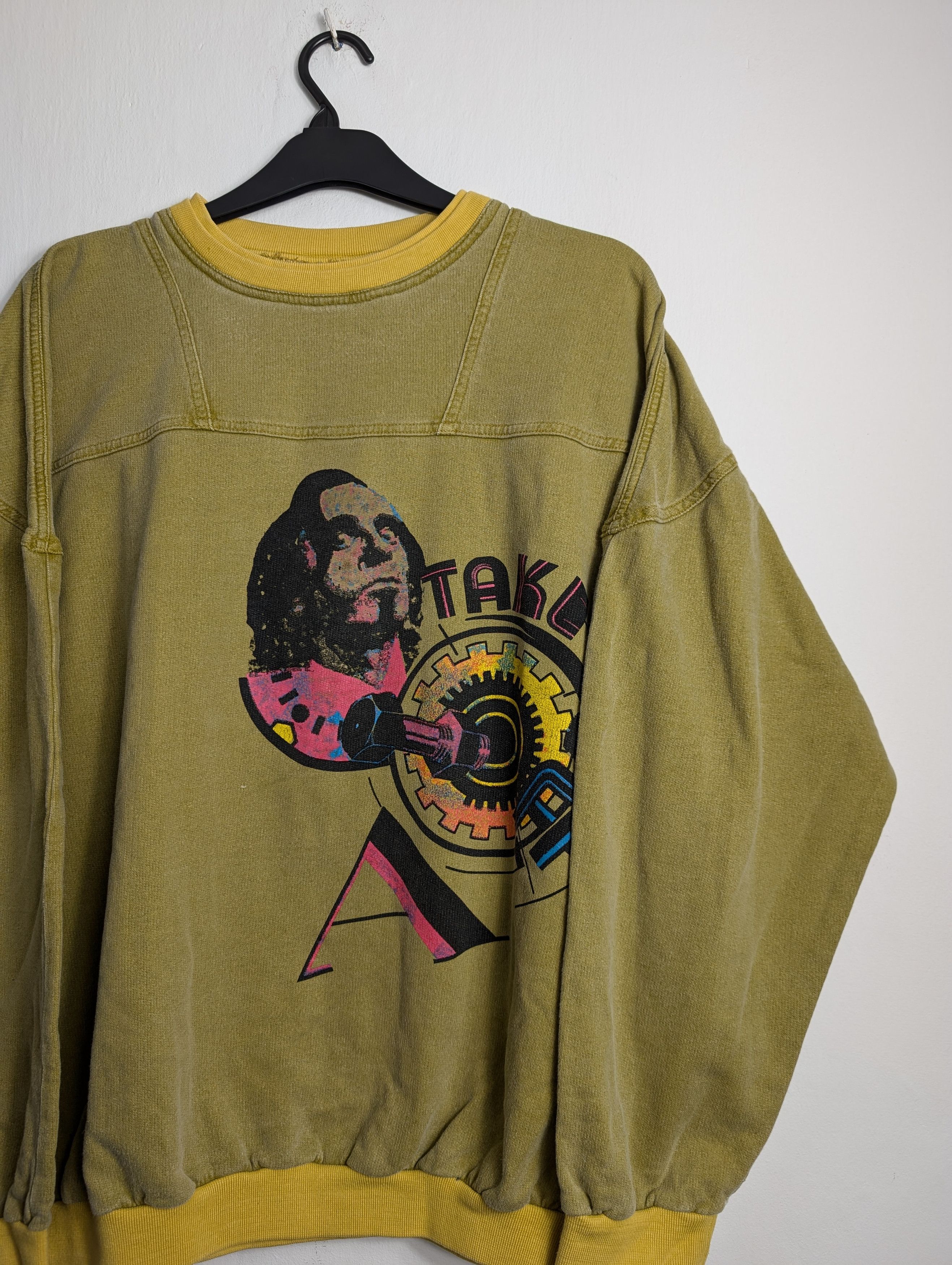 Adidas Vintage 90s Adidas Take Off Boxy Baggy Wash Sweatshirt Rare Size US XL / EU 56 / 4 - 2 Thumbnail