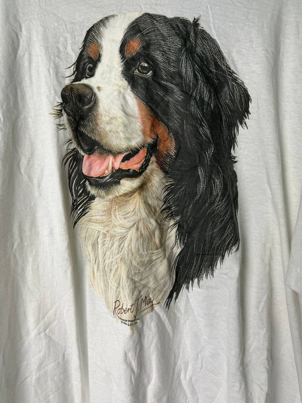 Vintage Vintage streetwear Y2K sportswear 1996 Dog T-shirt Size US XXL / EU 58 / 5 - 2 Thumbnail