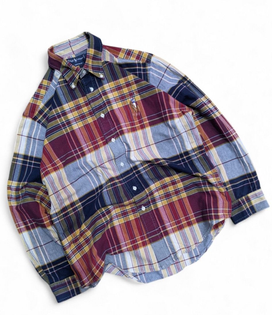 Ralph Lauren RALPH LAUREN Big Pony Flannel Plaid Button Down Shirt Size US L / EU 52-54 / 3 - 10 Thumbnail