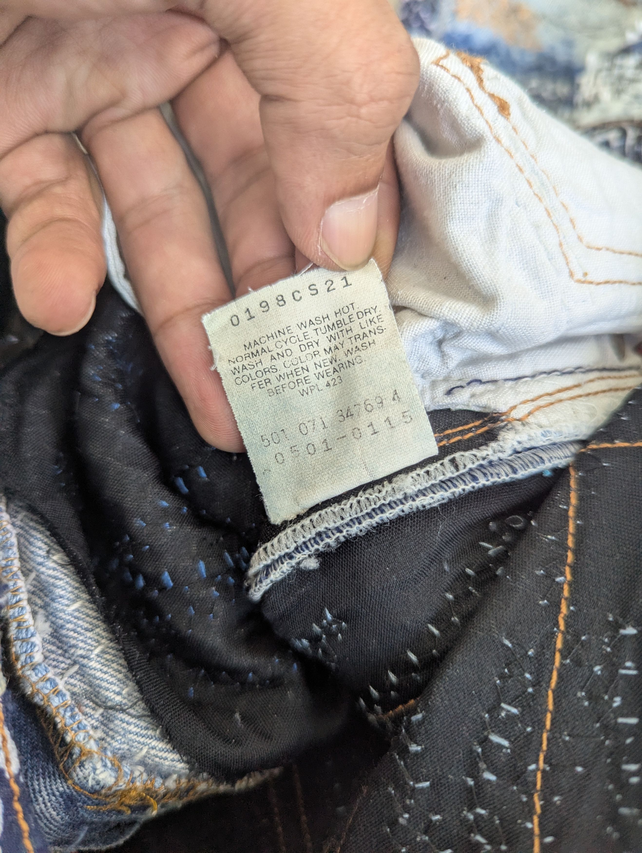 Levi's VintageVintage Levis 501 Inspired Proleta Re Art Custom Made Size US 31 - 11 Thumbnail