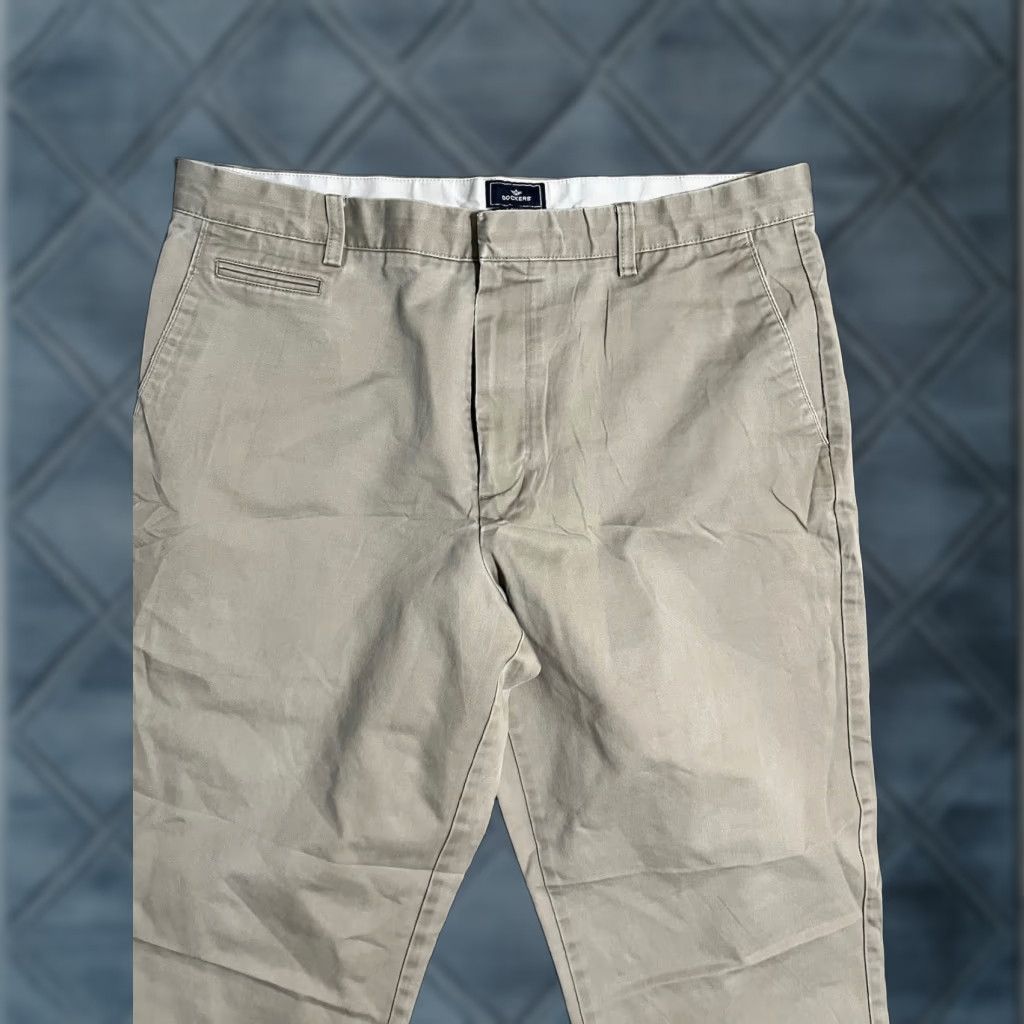 Dockers DOCKERS Mens Size 38x30 D4 Relaxed Fit Dress Pants Khaki Beige Chino Flat Front Size US 38 / EU 54 - 1 Thumbnail
