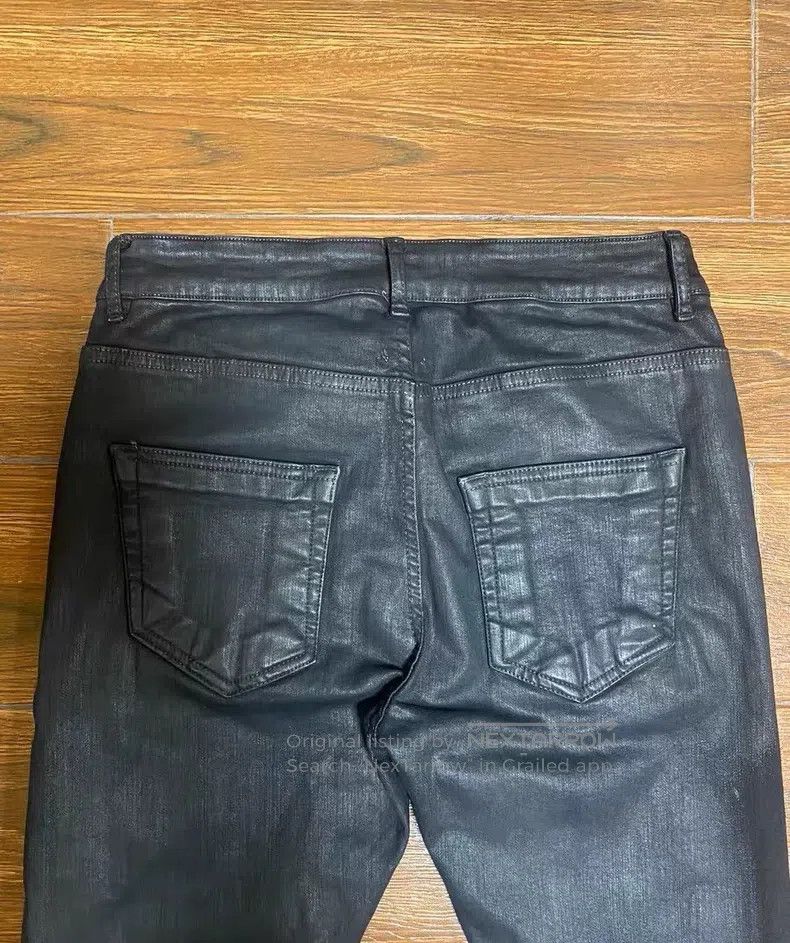 Rick Owens Rick Owens Waxed Denim Pants Size US 30 / EU 46 - 4 Thumbnail