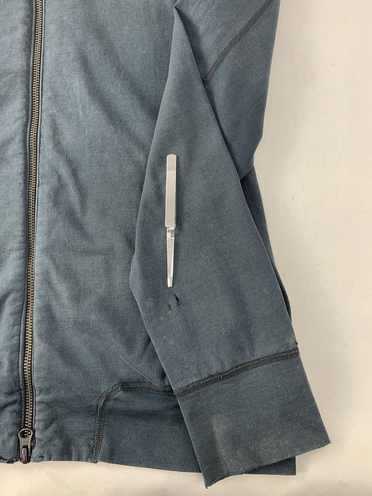 Helmut Lang Helmut Lang Zip Up Hooded Jacket Distressed Style Size US M / EU 48-50 / 2 - 14 Thumbnail