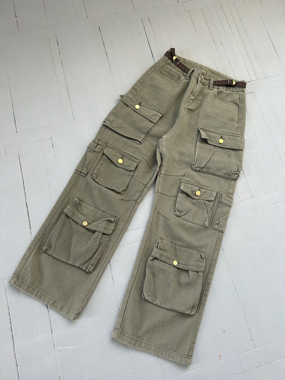 Japanese Brand × Vintage Cargo pants vintage Size 28" / US 6 / IT 42 - 2 Thumbnail