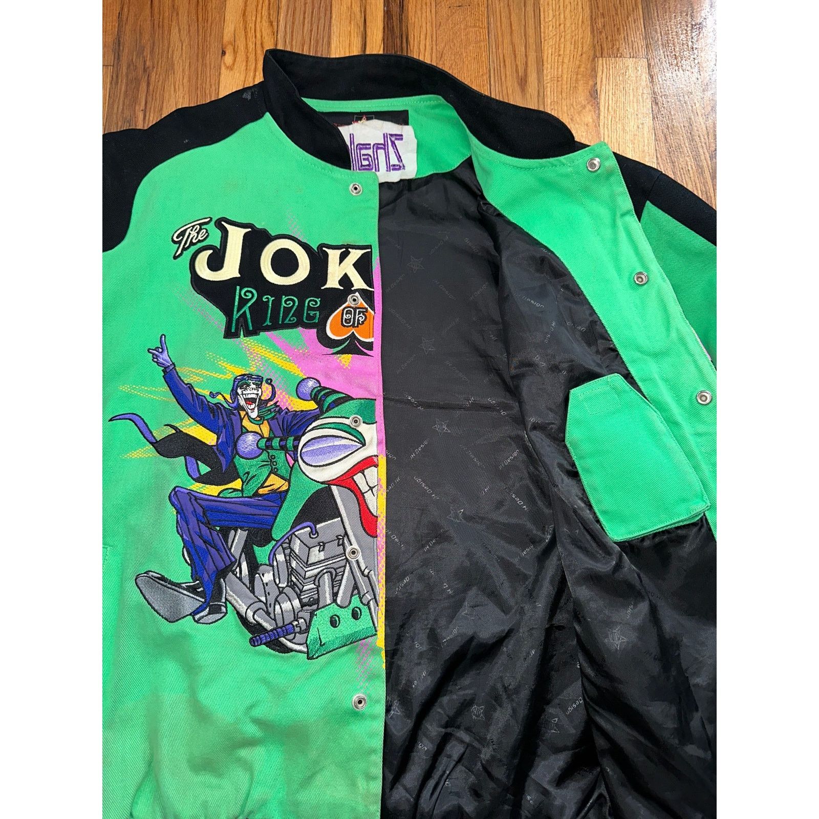 DC Comics × JH Design RARE Vintage JH Design The Joker Racing Jacket Batman XL Size US XL / EU 56 / 4 - 10 Thumbnail
