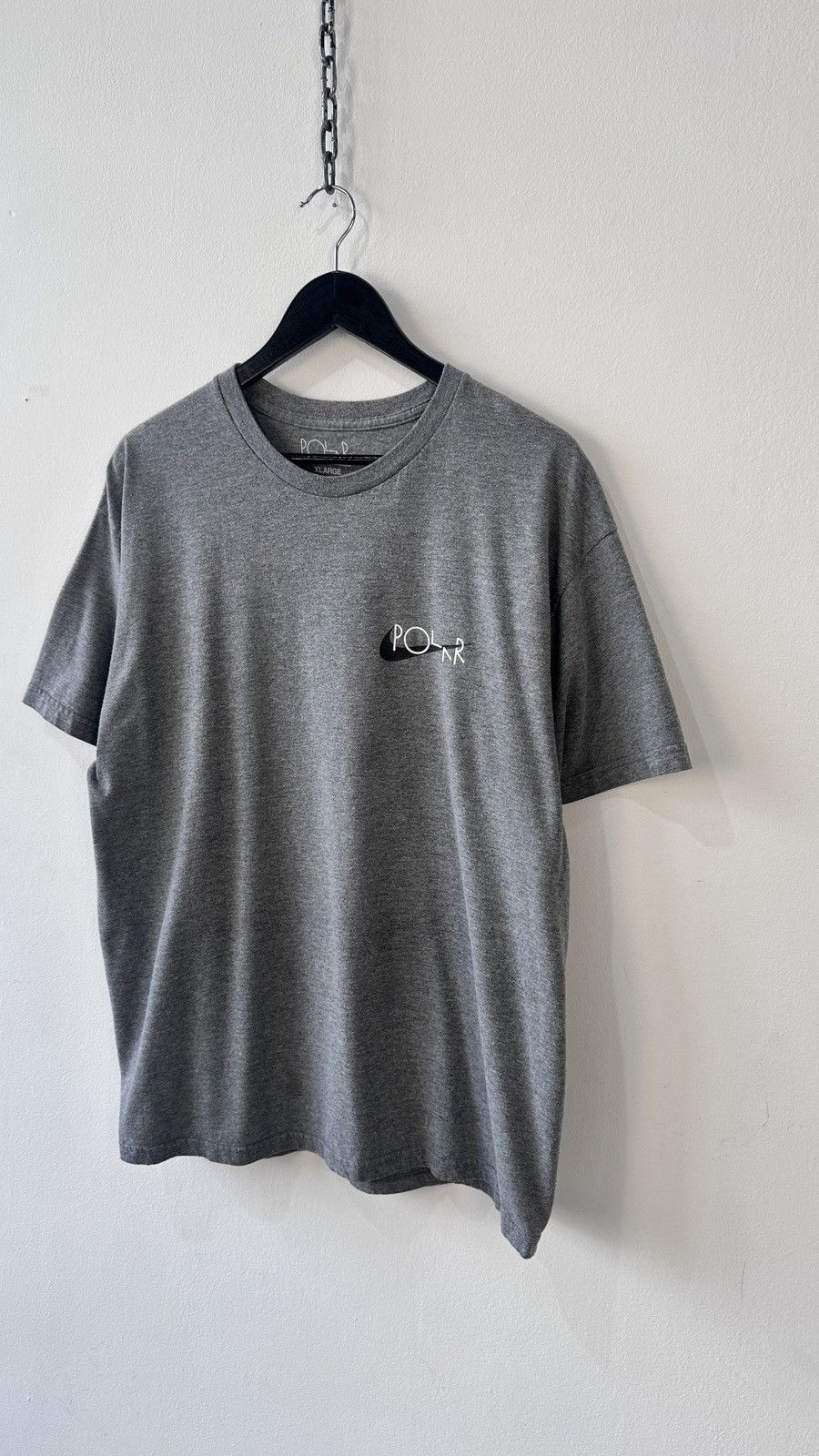 Polar Skate Co. Polar Skate Co. "Swoosh" Custom Logo Tee Heather Grey XL Size US XL / EU 56 / 4 - 4 Thumbnail
