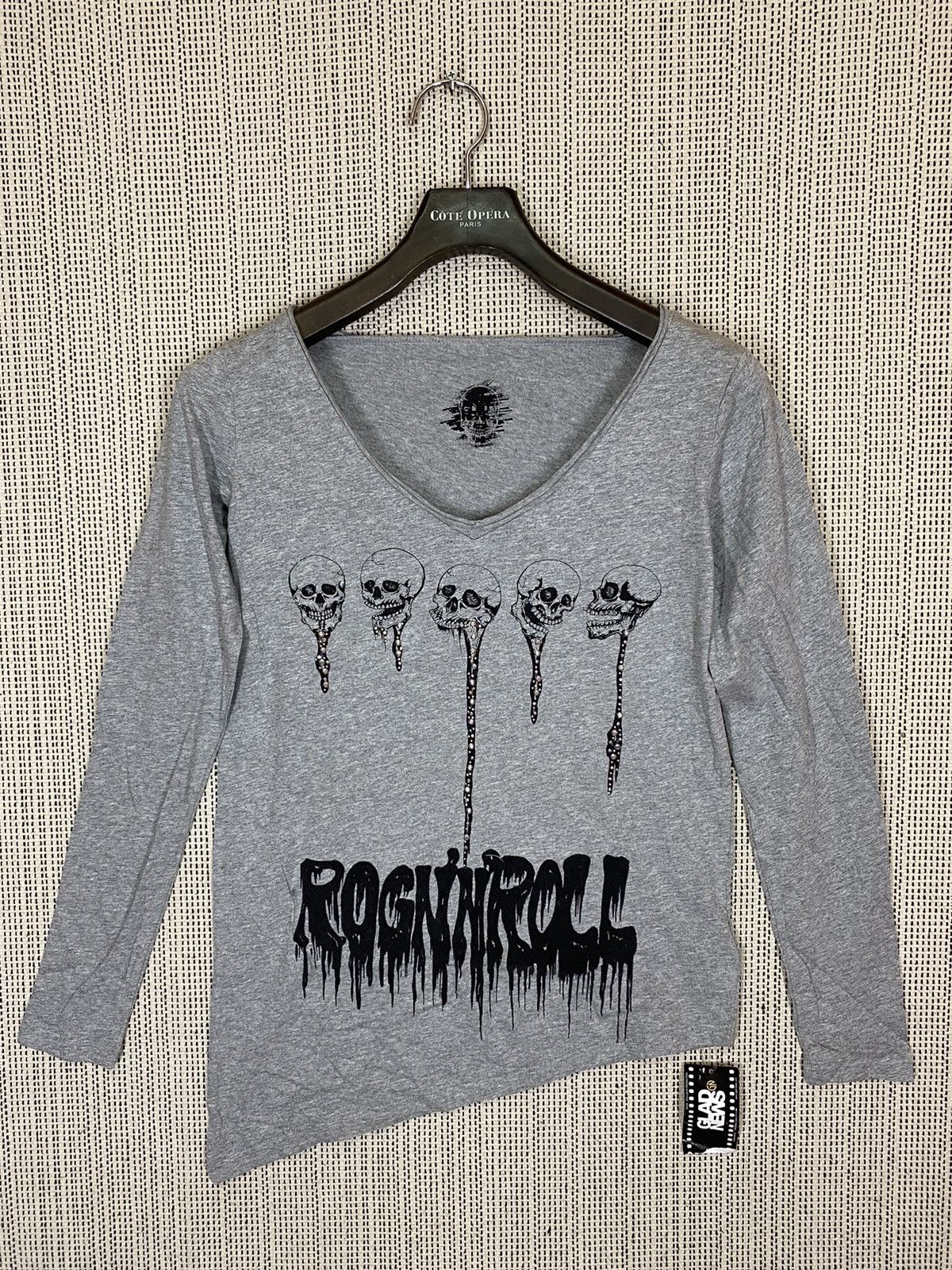 Seditionaries 🔥NOS‼️glad news longsleeve skulls rock n roll Size M / US 6-8 / IT 42-44 - 1 Thumbnail