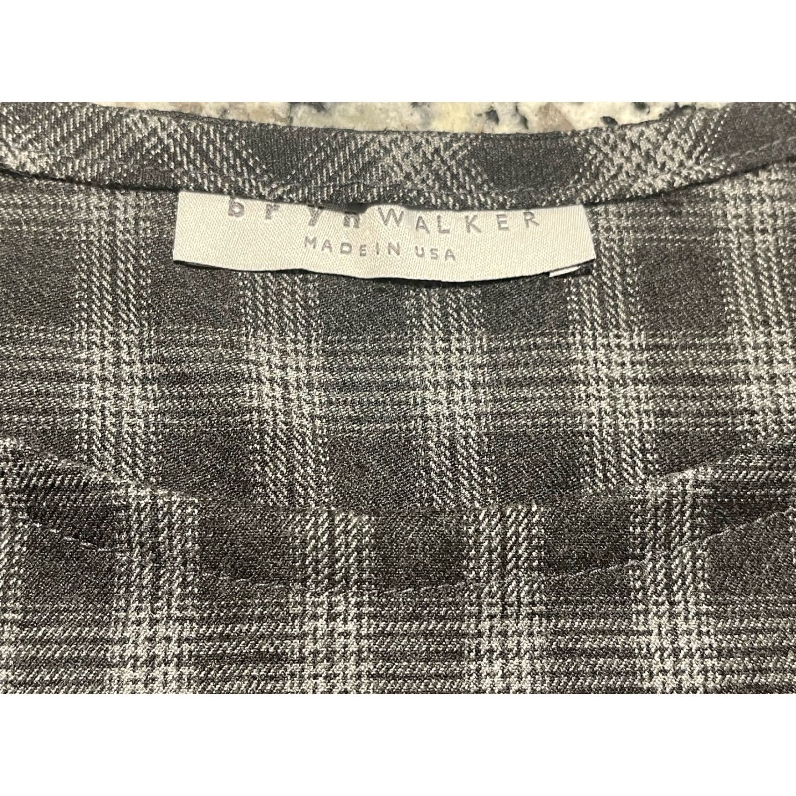 Vintage Bryn Walker Sway Plaid Lagenlook Long Sleeve Asymmetrical Tunic Top XL Blouse Women Bohemian Tunic Size XL / US 12-14 / IT 48-50 - 5 Thumbnail