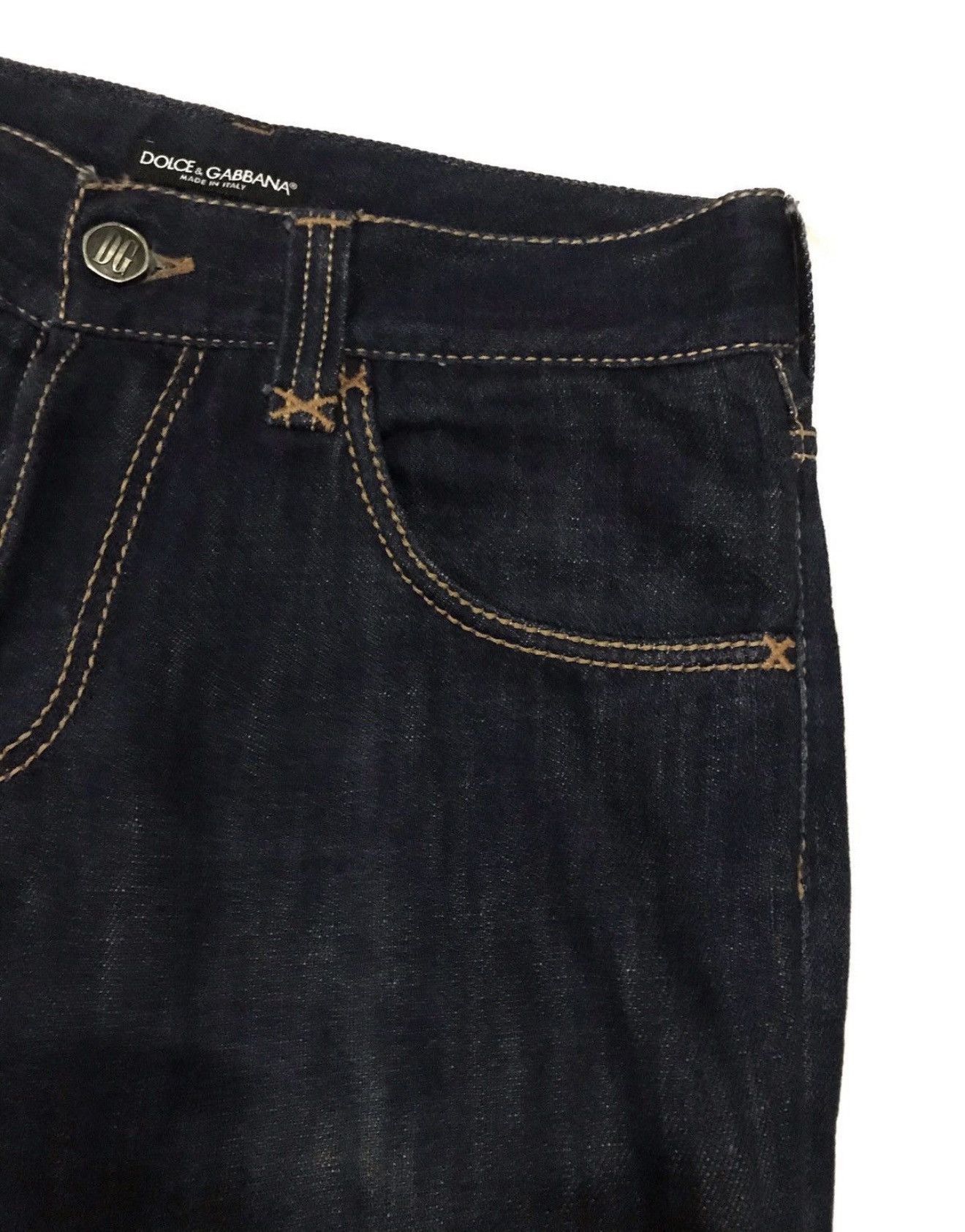 Dolce & Gabbana Dolce & Gabanna D&G 17 Loose Denim Jeans Made in Italy Size US 31 - 5 Thumbnail