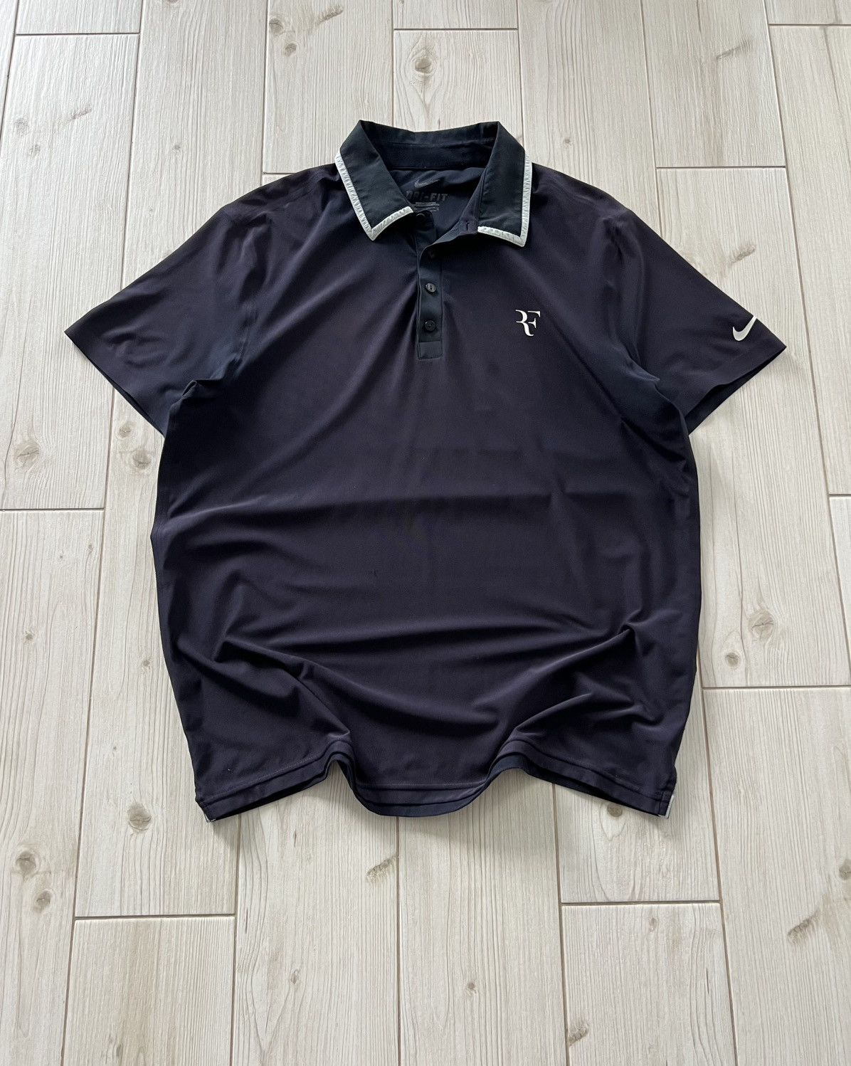 Nike Roger Federer Nike RF Tennis Polo US Open Nigth Session 2010 Size US L / EU 52-54 / 3 - 2 Thumbnail