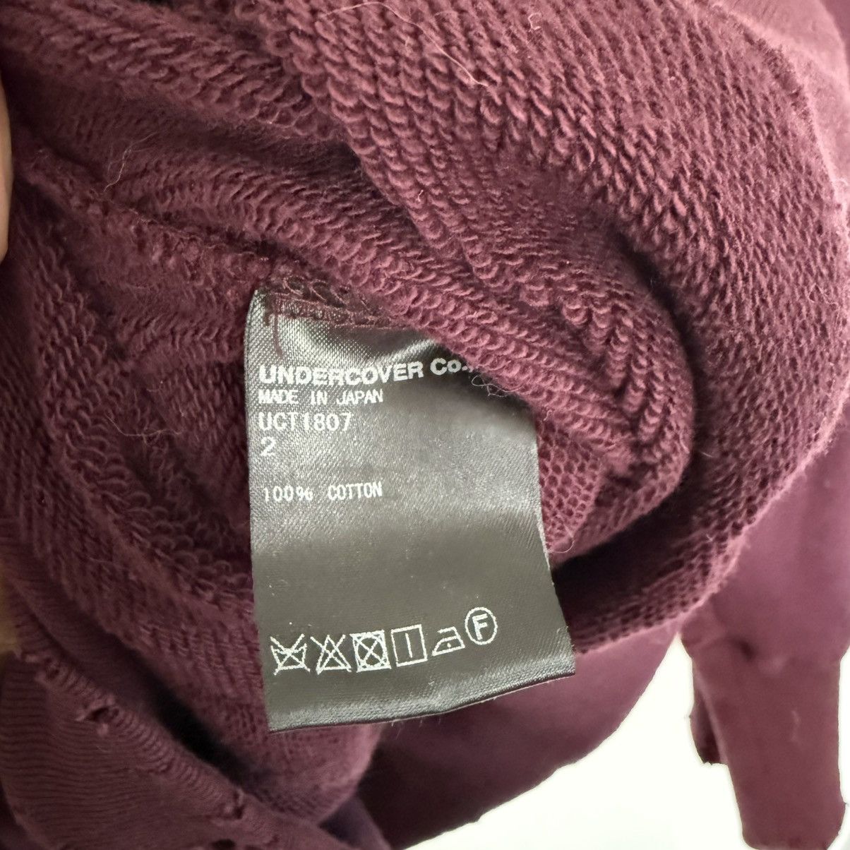 Undercover Distressed Hoodie 2017 FW Size US XL / EU 56 / 4 - 7 Thumbnail